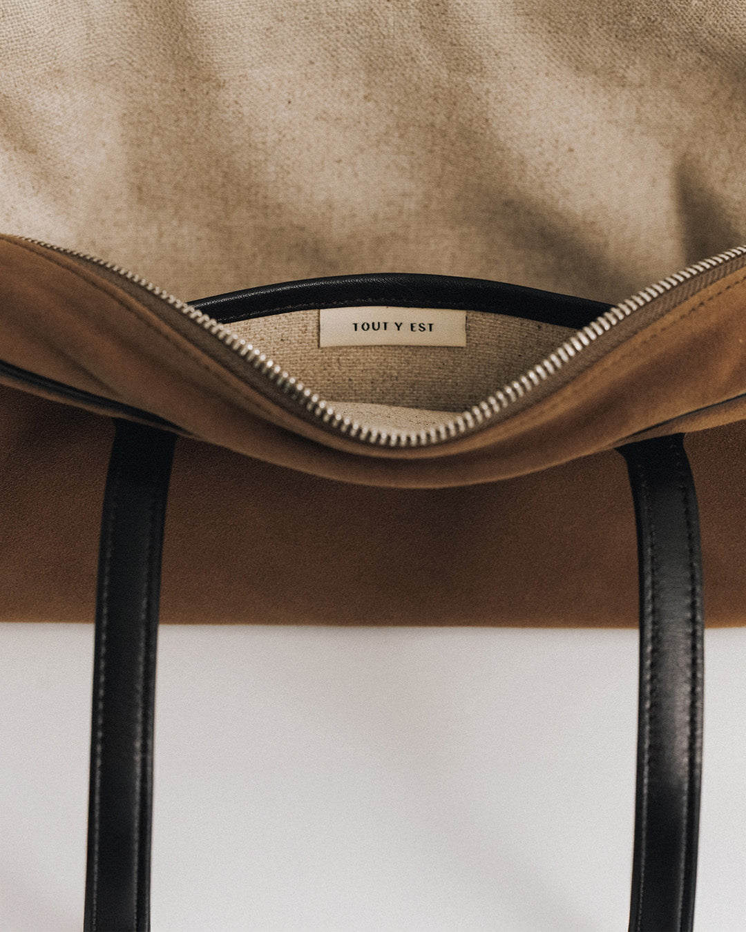 SAC LOQUET SMALL SUEDE BROWN