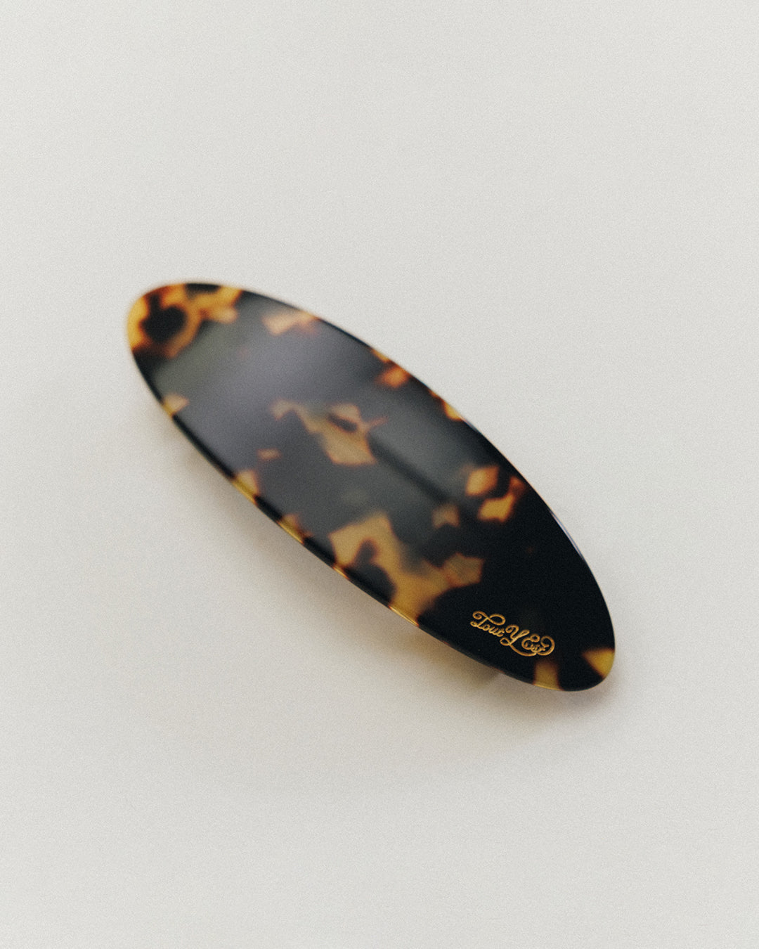BARRETTE OVALE LEOPARD