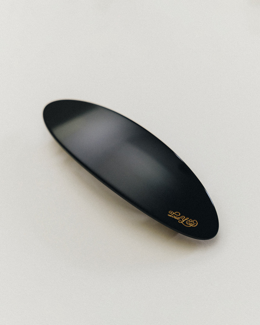 BARRETTE OVALE BLACK