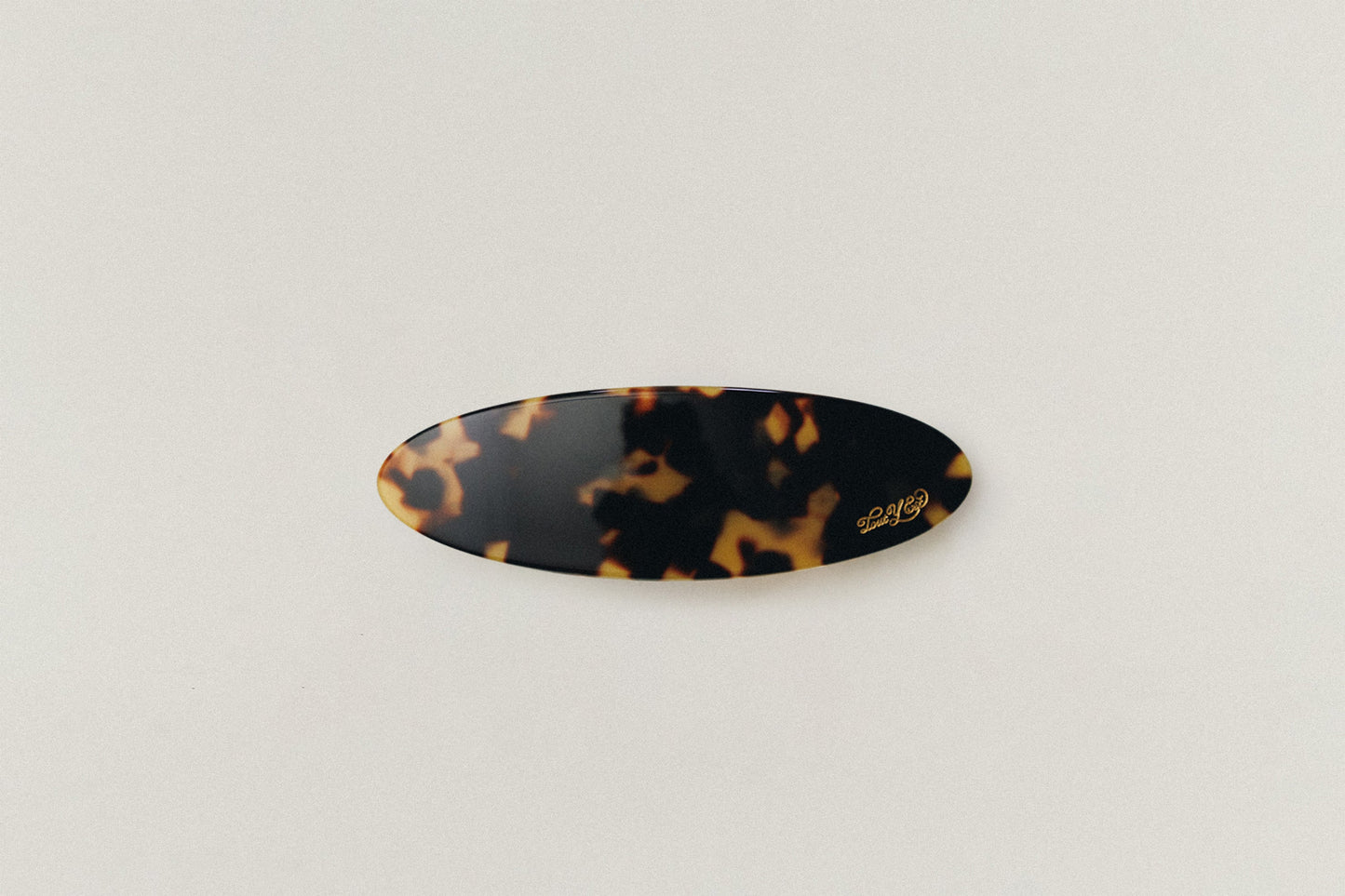 BARRETTE OVALE LEOPARD