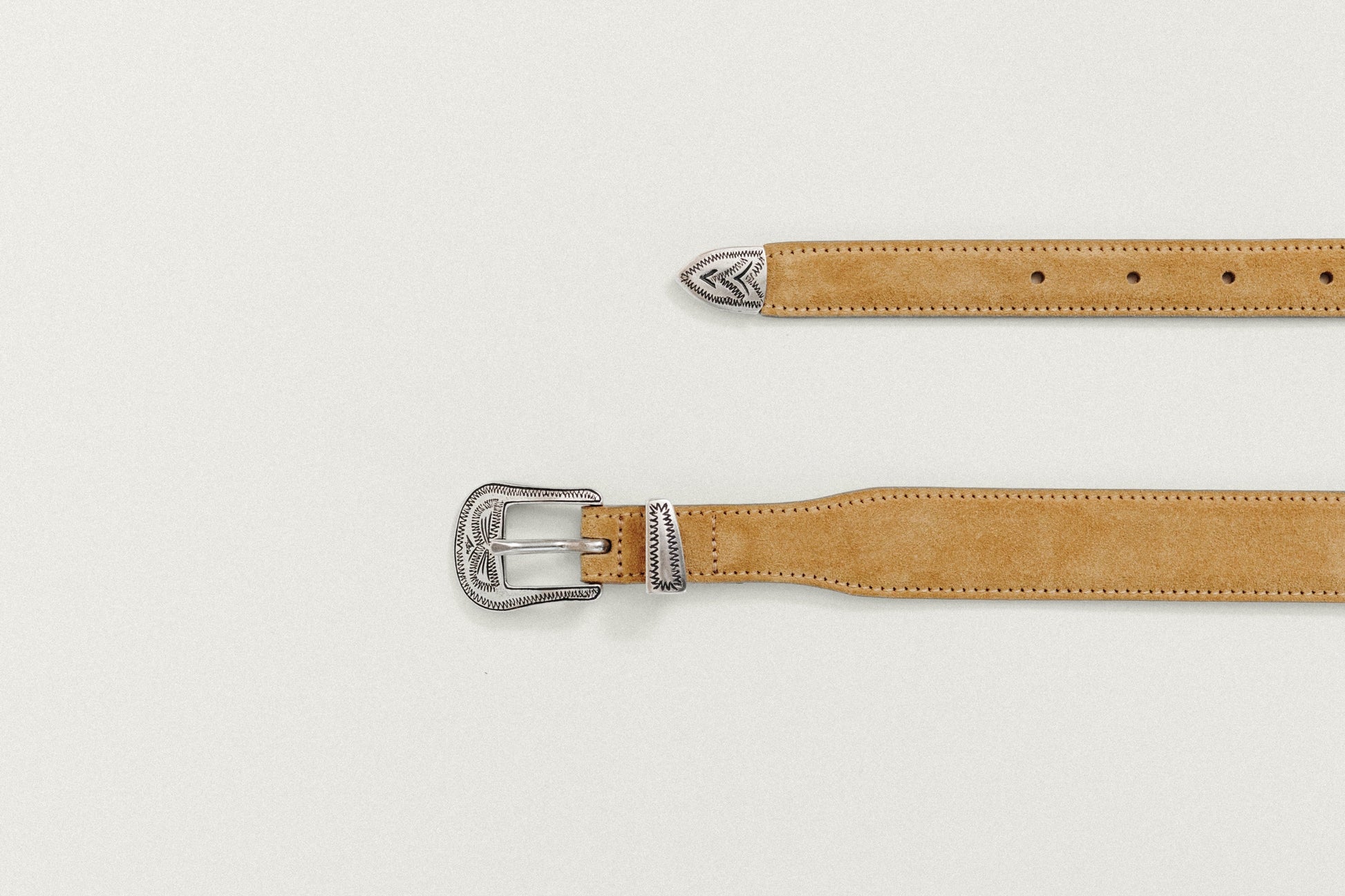 CEINTURE GRAVÉE CAMEL