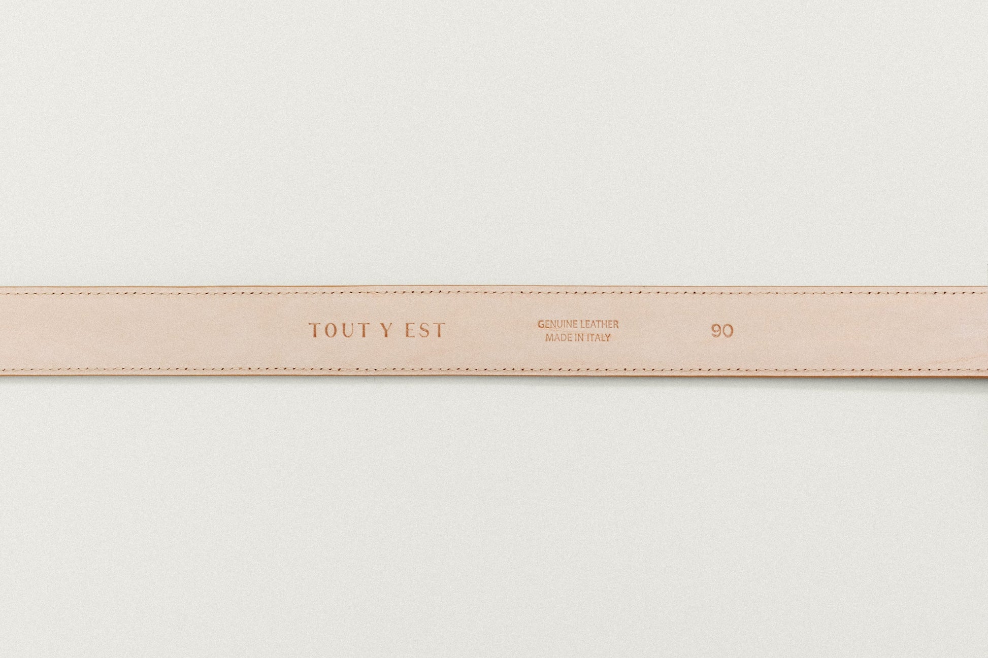 CEINTURE GRAVÉE CAMEL