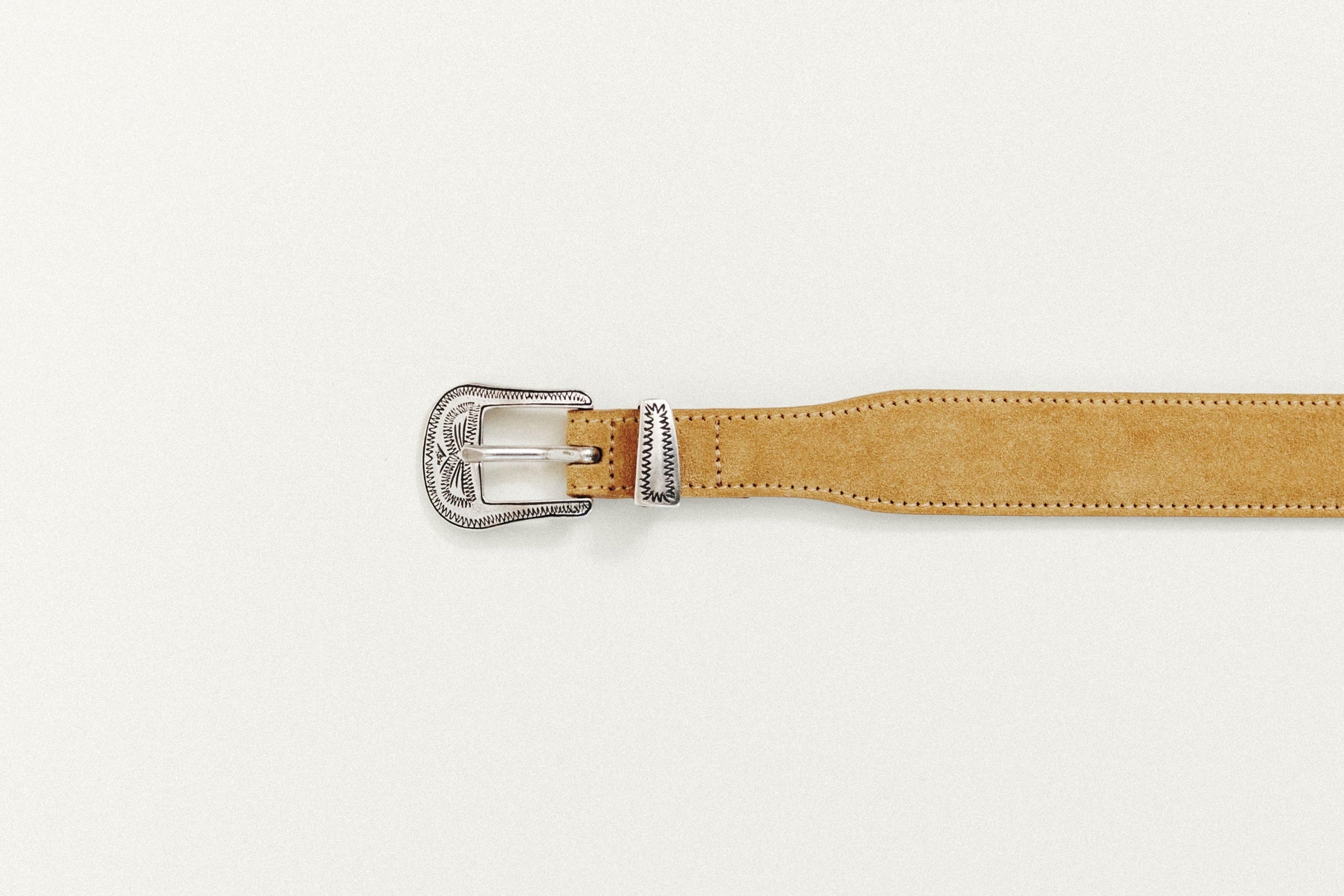 CEINTURE GRAVÉE CAMEL
