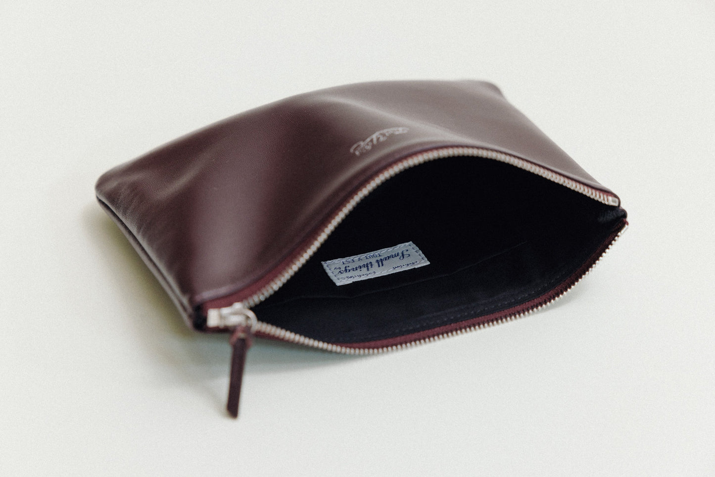 POCHETTE LISSE BURGUNDY