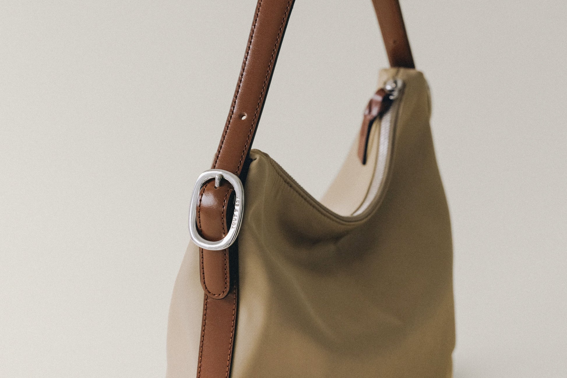 SAC CANOT TOILE SMALL BEIGE