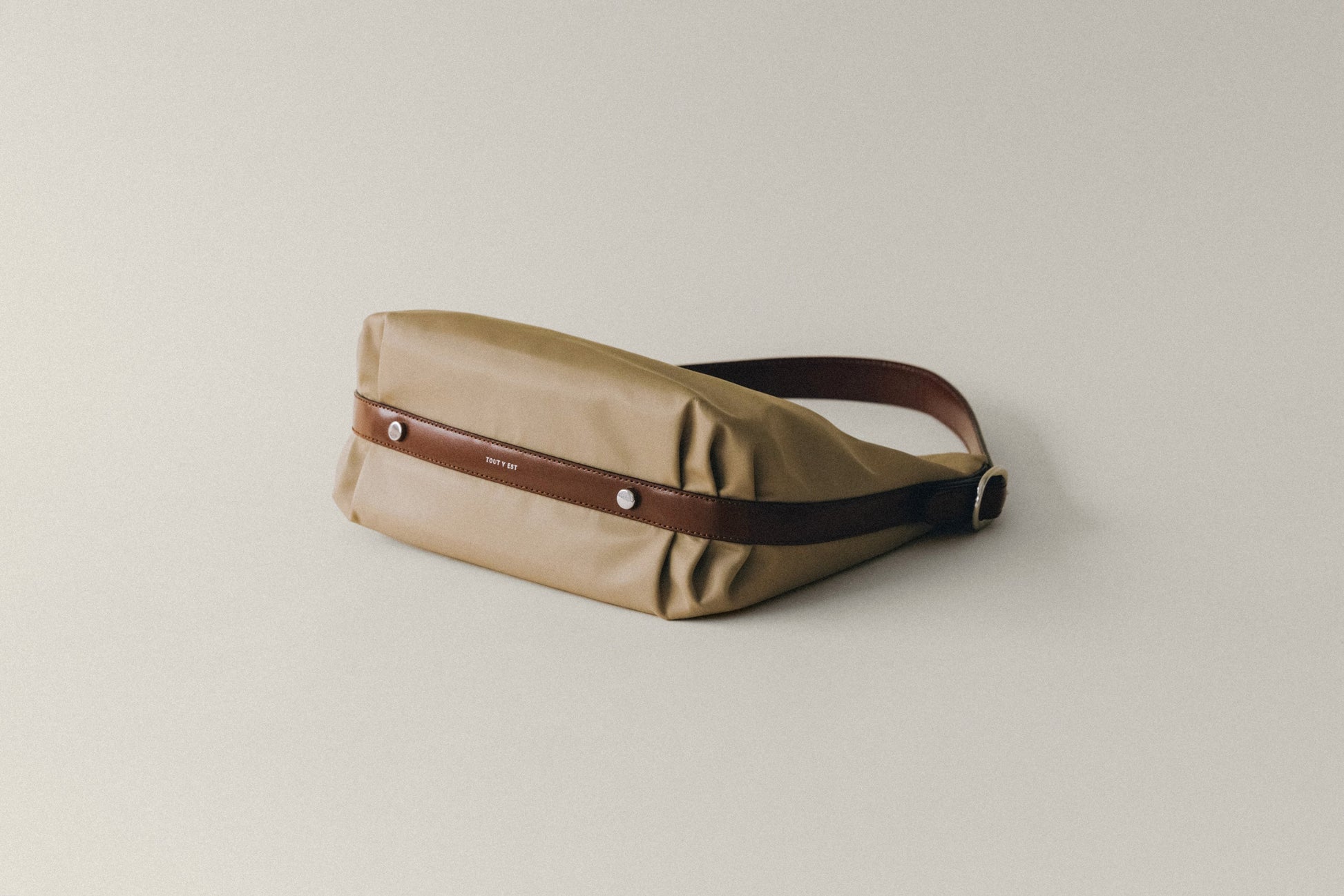 SAC CANOT TOILE SMALL BEIGE