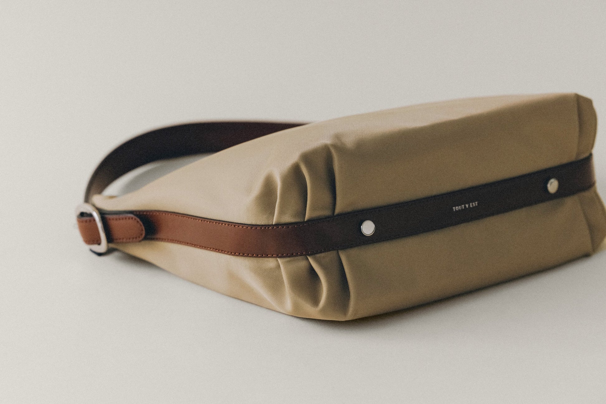 SAC CANOT TOILE SMALL BEIGE