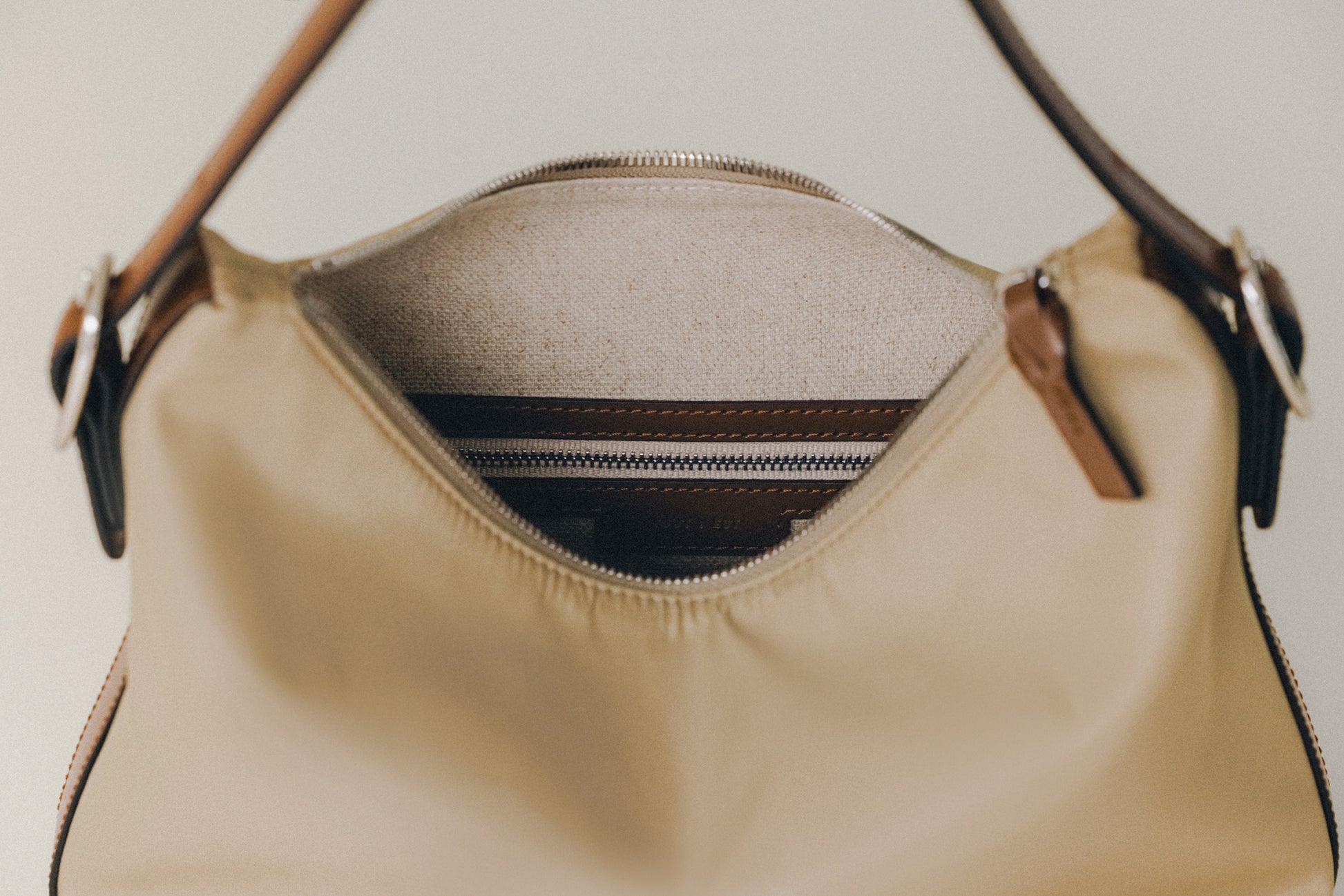 SAC CANOT TOILE SMALL BEIGE