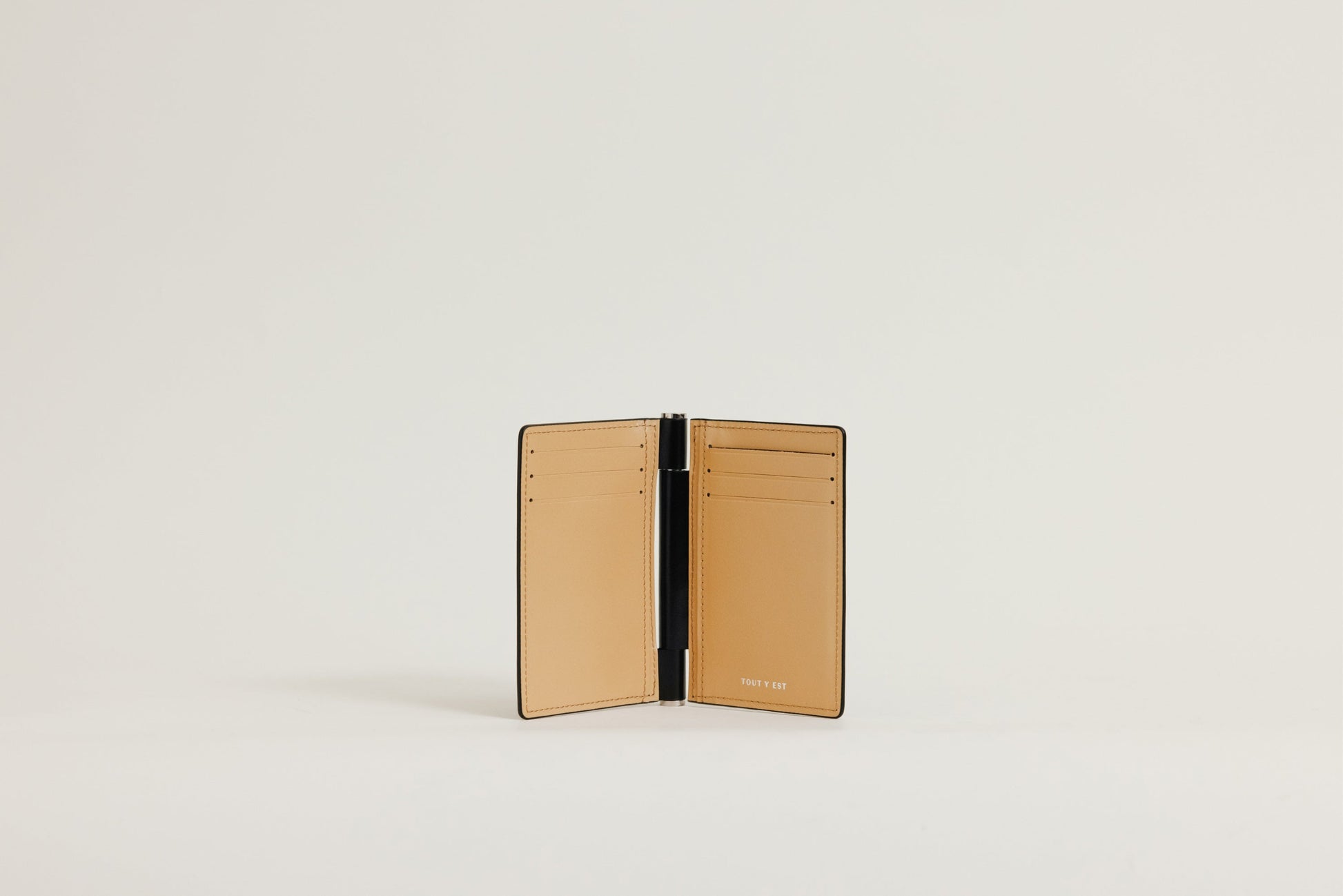 PORTE CARTES PAUMELLE BLACK / NATURAL