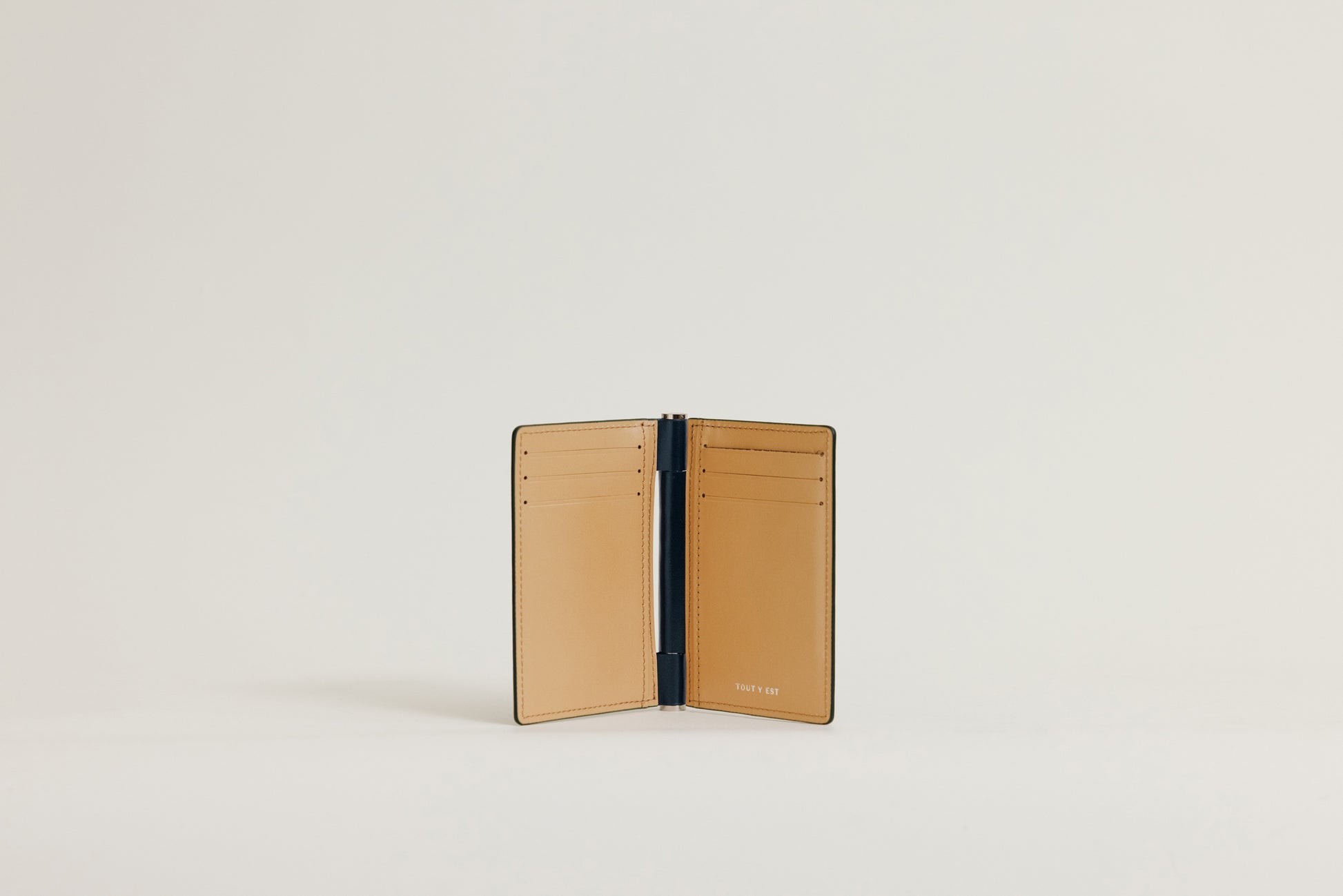 PORTE CARTES PAUMELLE NAVY / NATURAL