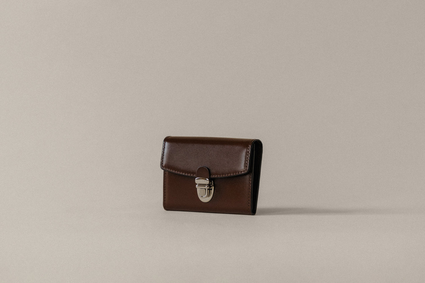 PORTE CARTES LOQUET BROWN