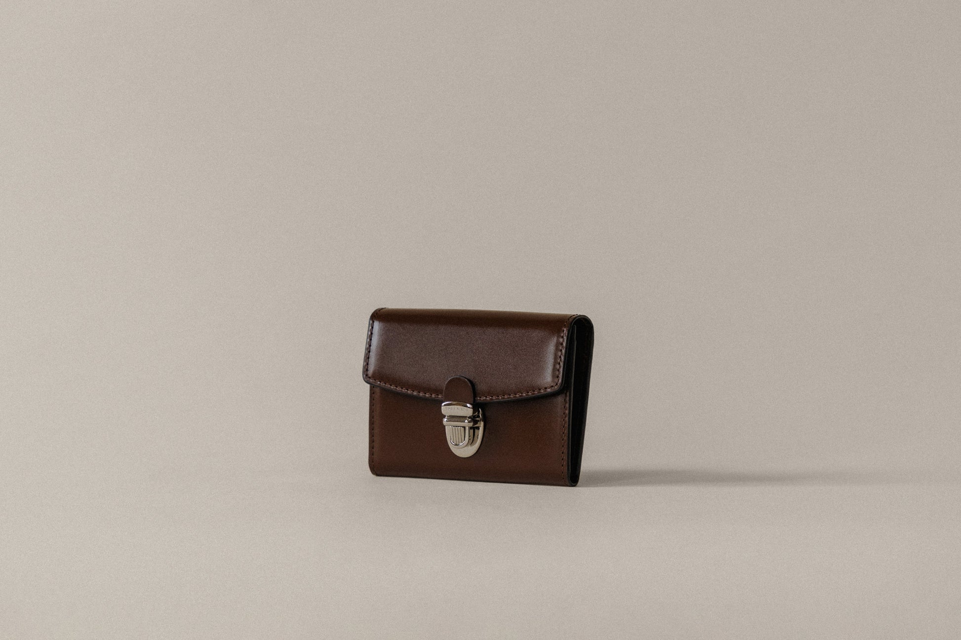 PORTE CARTES LOQUET BROWN