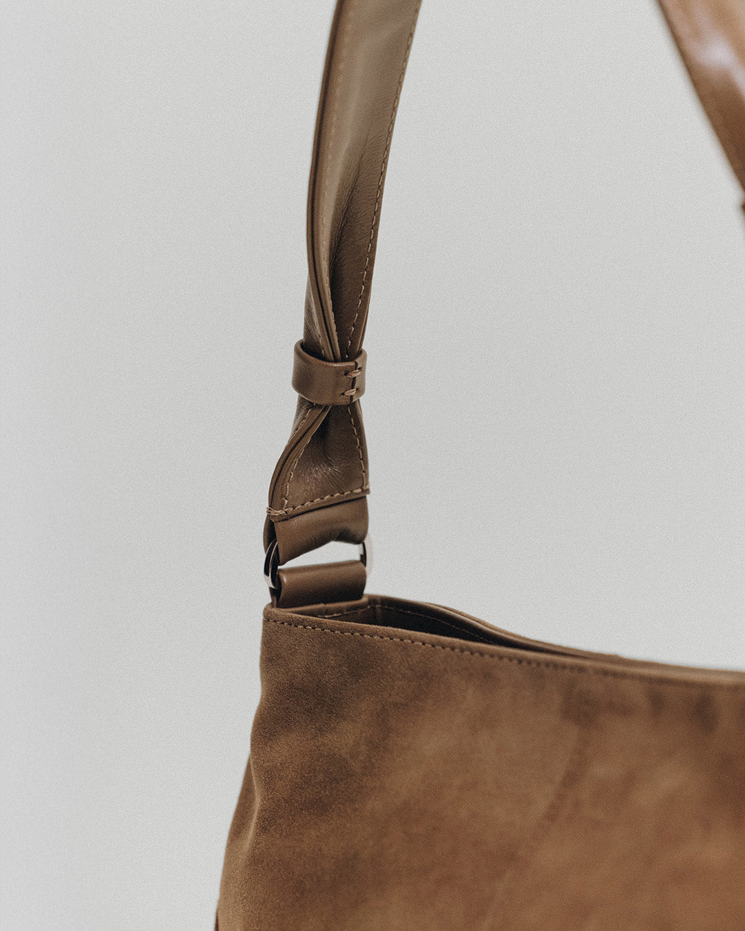 SAC NACELLE MINI SUEDE CAMEL