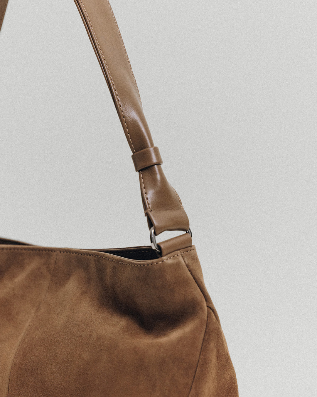 SAC NACELLE MINI SUEDE CAMEL