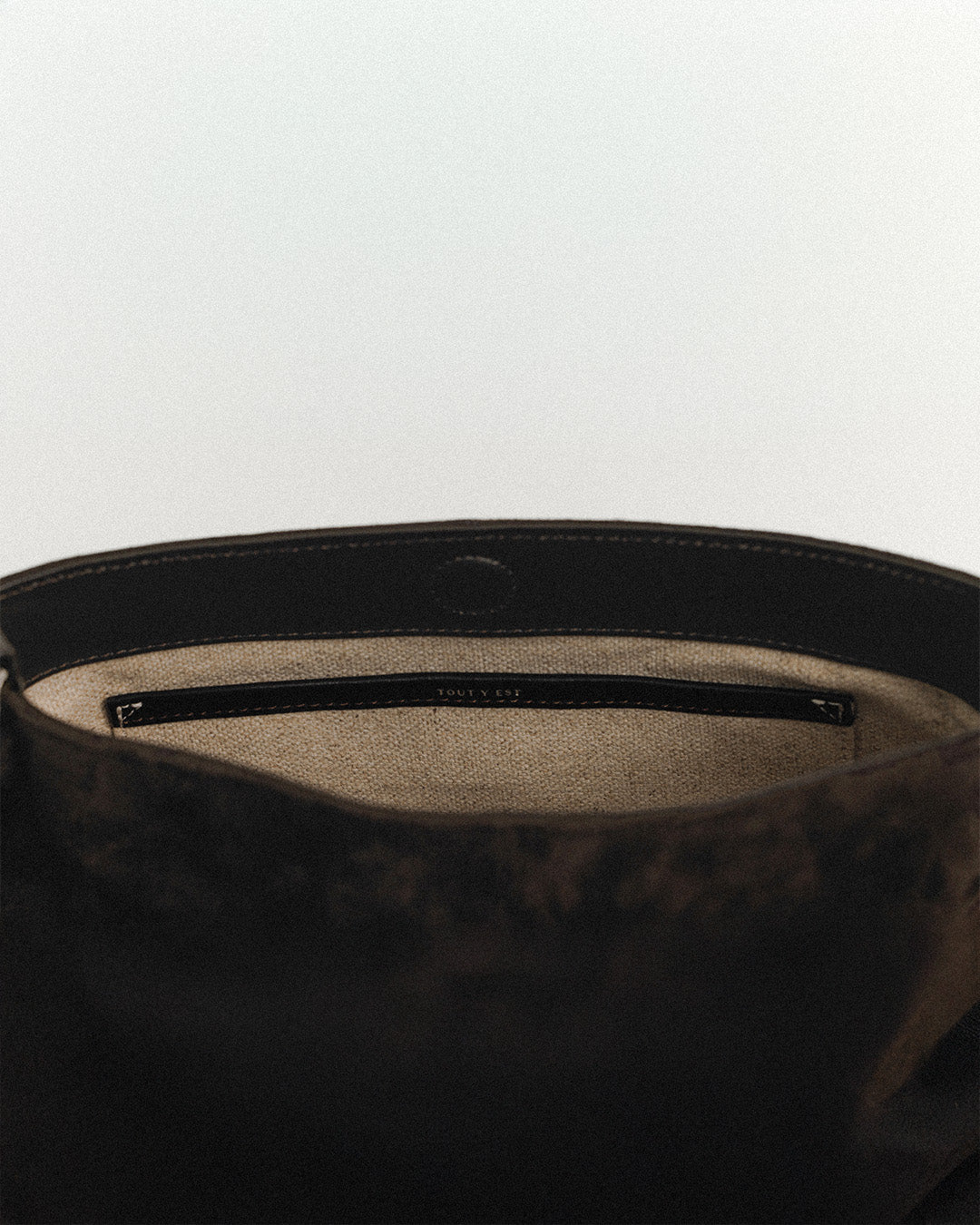 SAC NACELLE MINI SUEDE BROWN