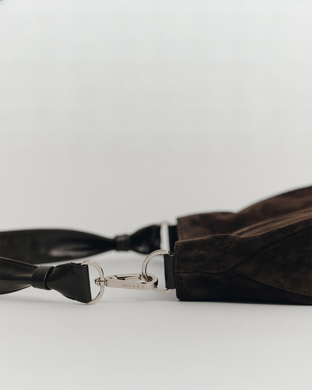 SAC NACELLE MINI SUEDE BROWN
