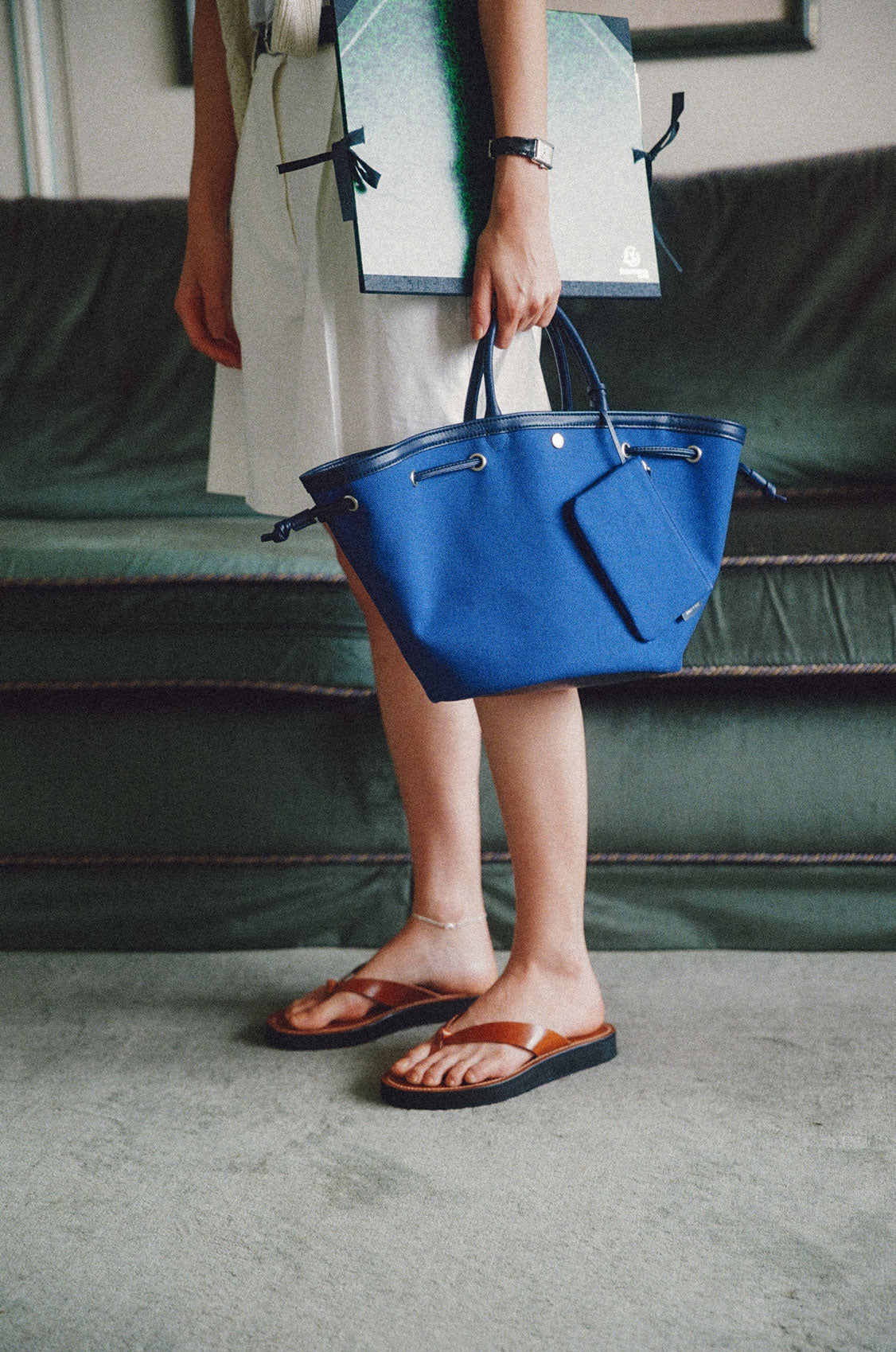 SAC COQUILLE SMALL BLUE