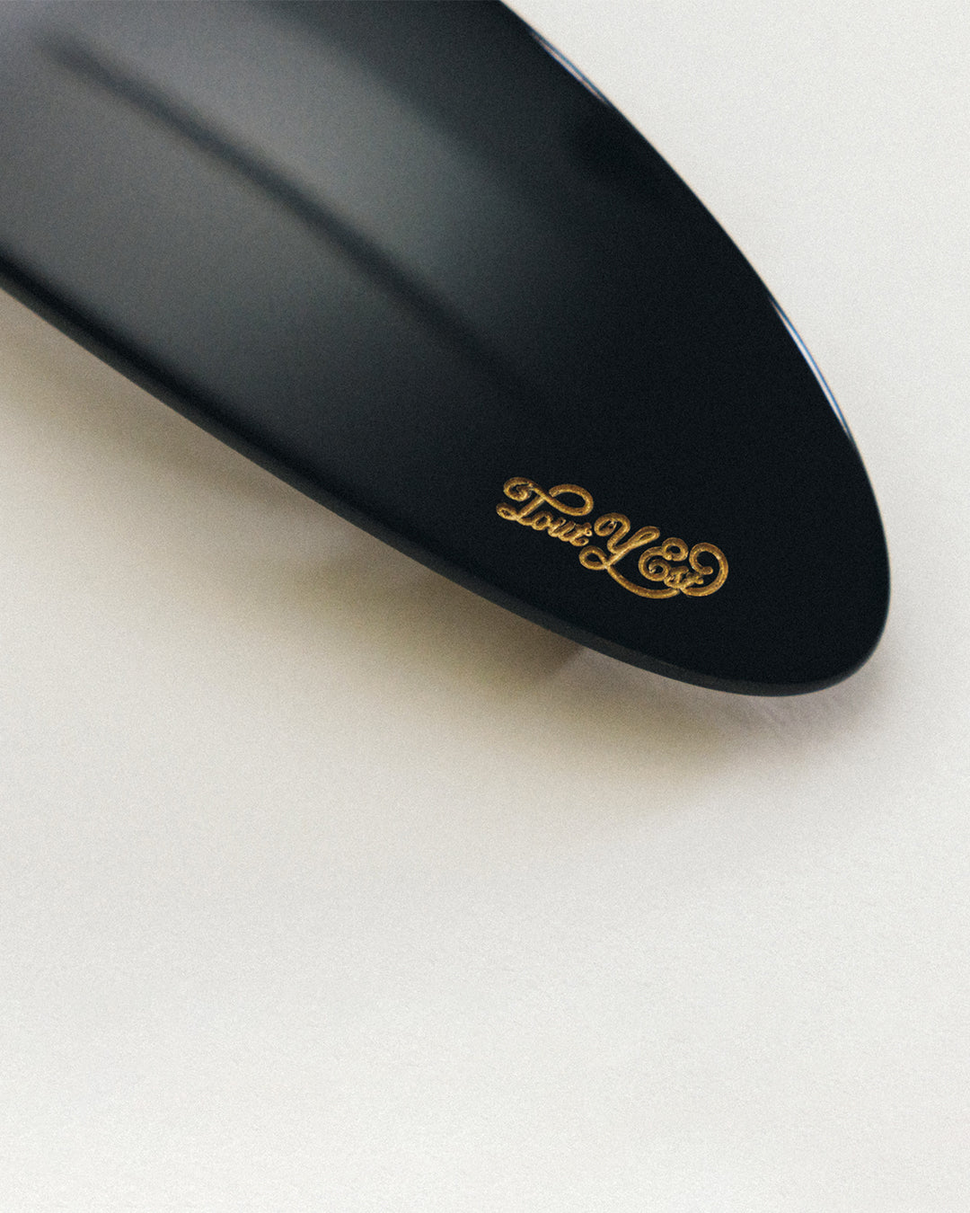 BARRETTE OVALE BLACK