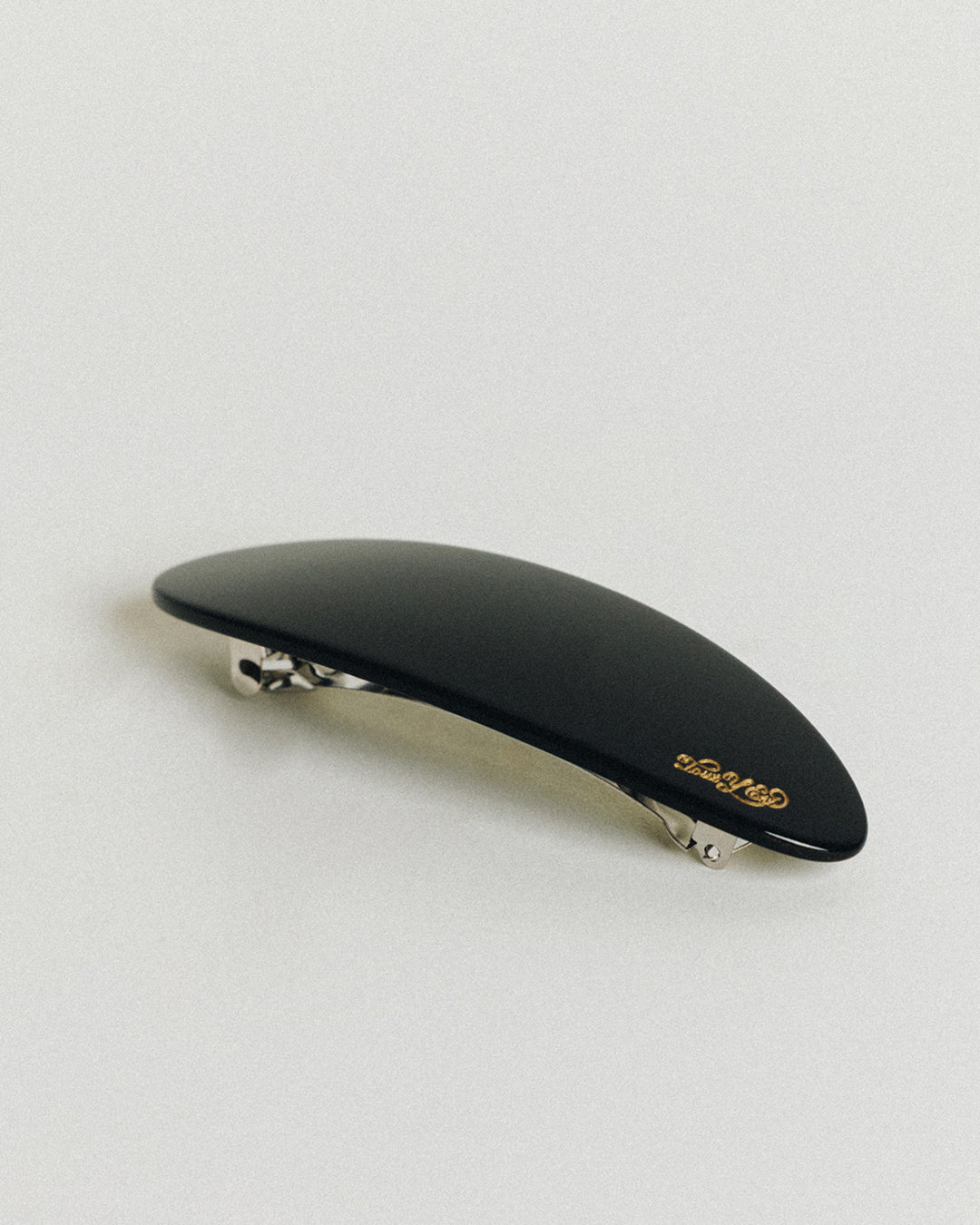 BARRETTE OVALE BLACK
