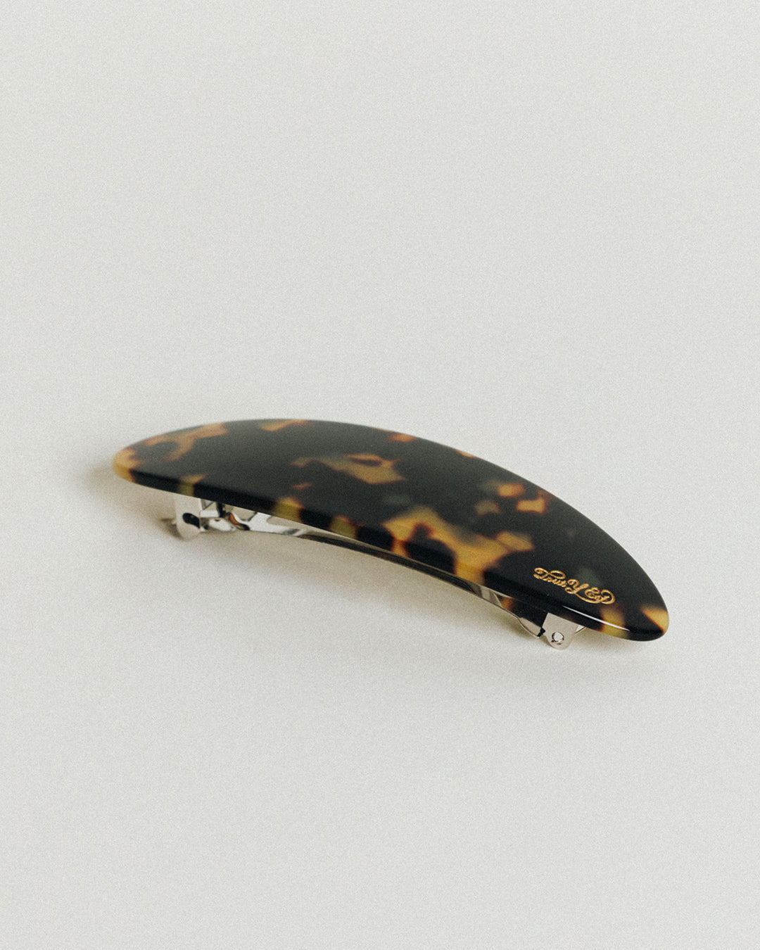 BARRETTE OVALE LEOPARD