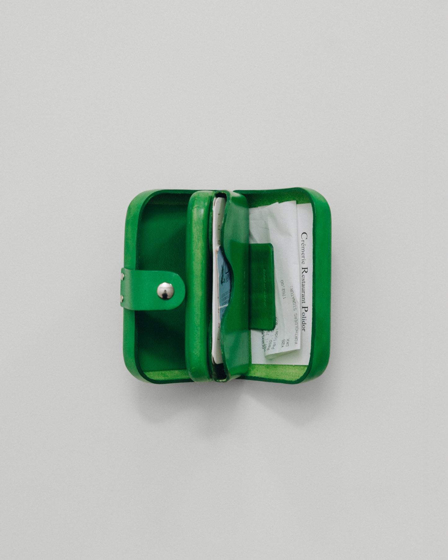 PORTEFEUILLE FLORENCE LIGHT GREEN
