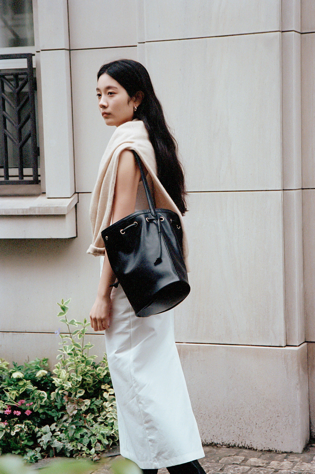 SAC COQUILLE BUCKET SOFT BLACK