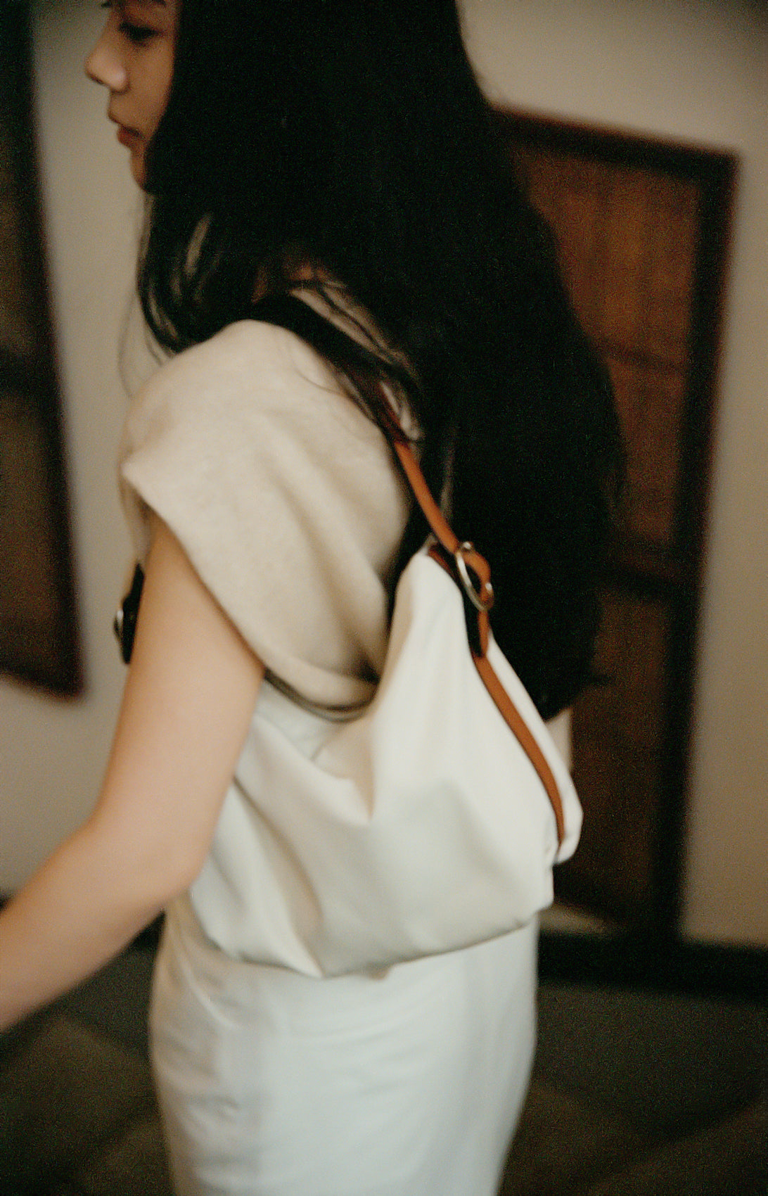 SAC CANOT TOILE SMALL IVORY