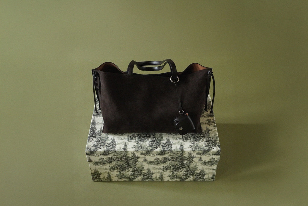 SAC TRESSÉ SUEDE BROWN