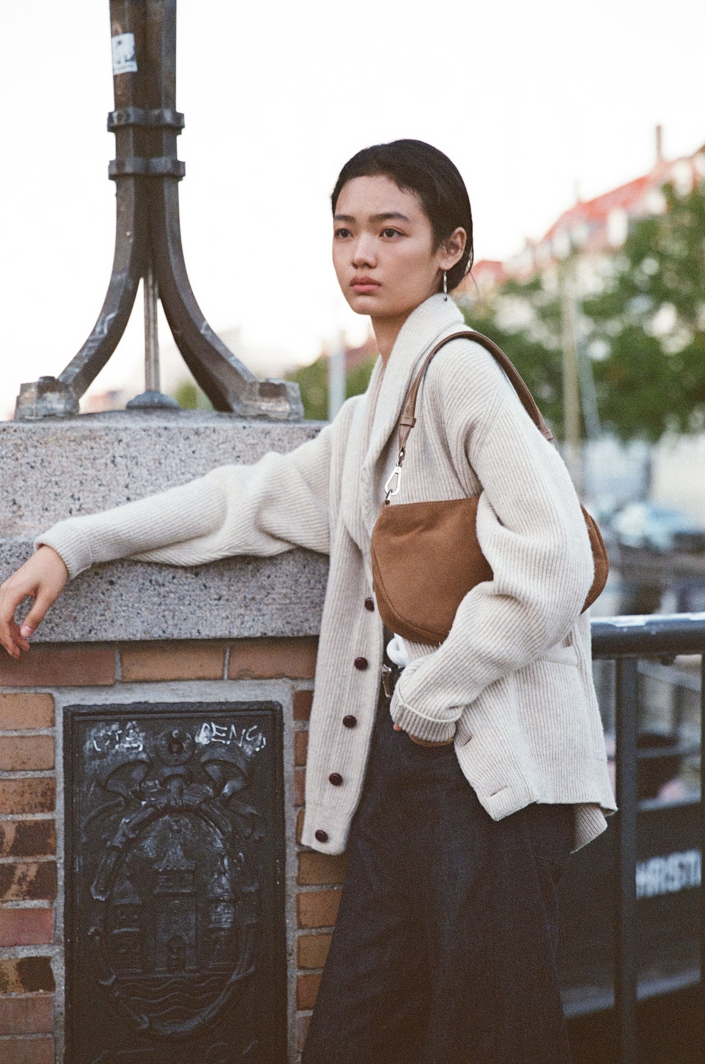 SAC NACELLE MINI SUEDE CAMEL