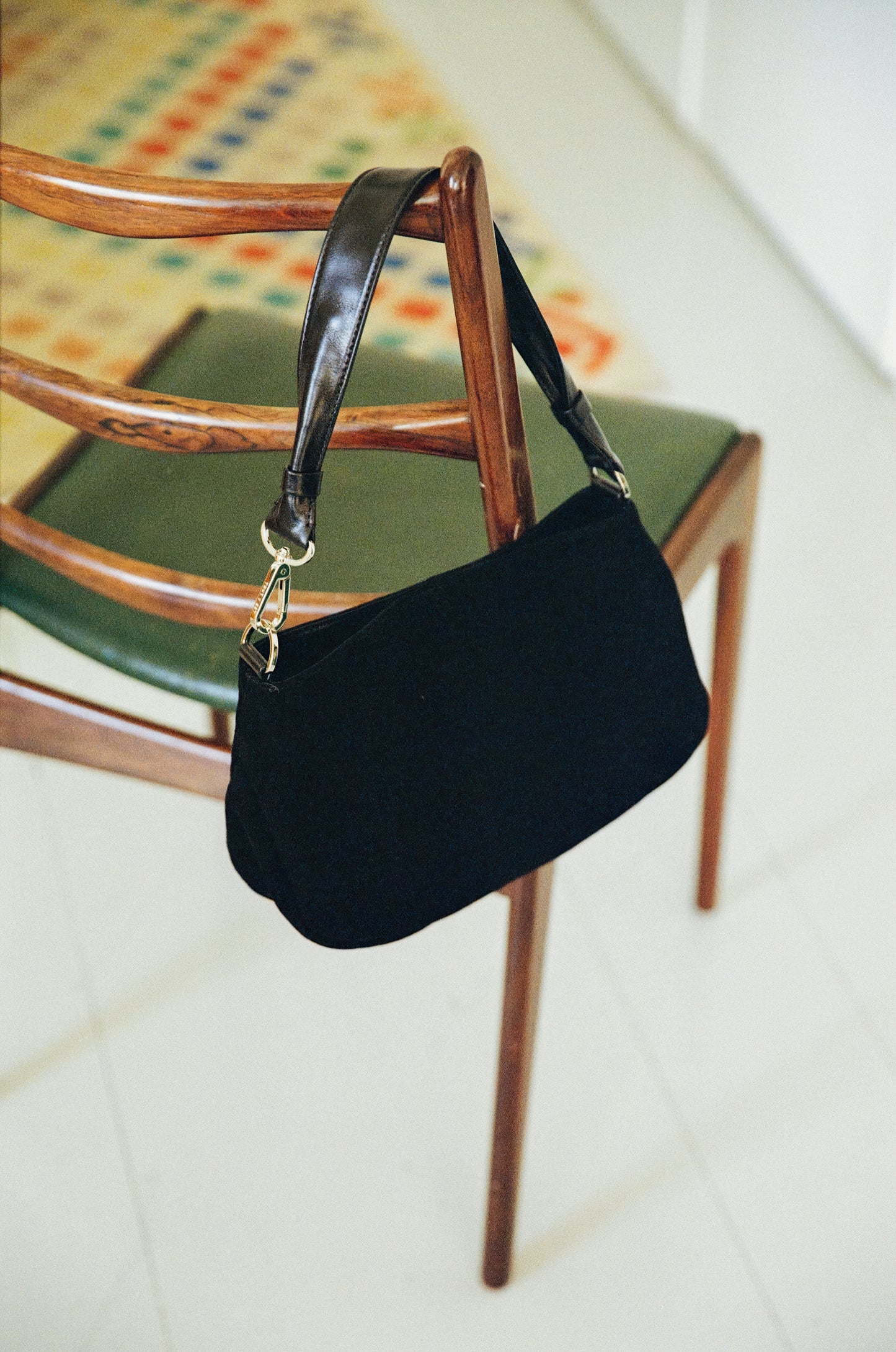 SAC NACELLE MINI SUEDE BLACK