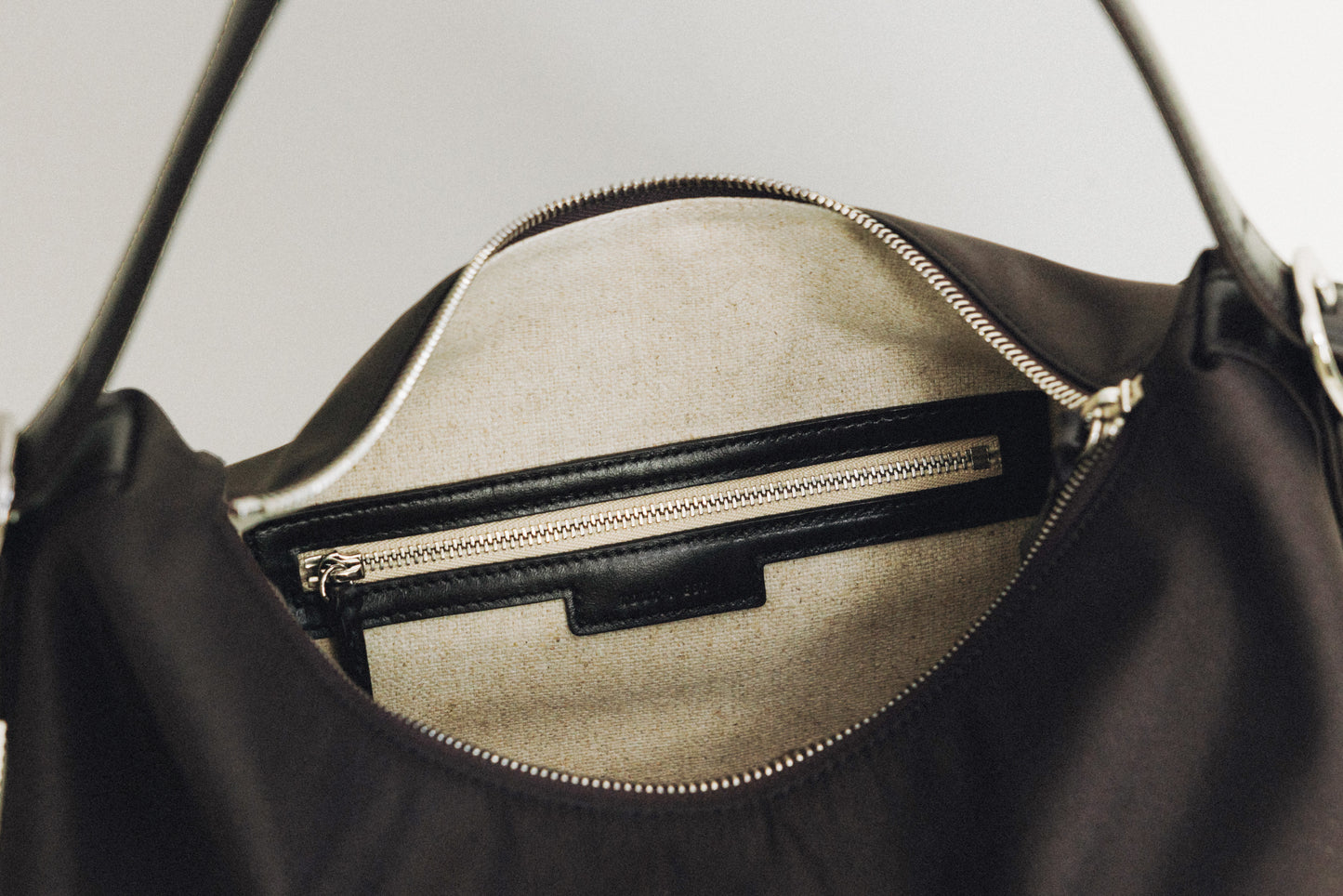 SAC CANOT TOILE BROWN