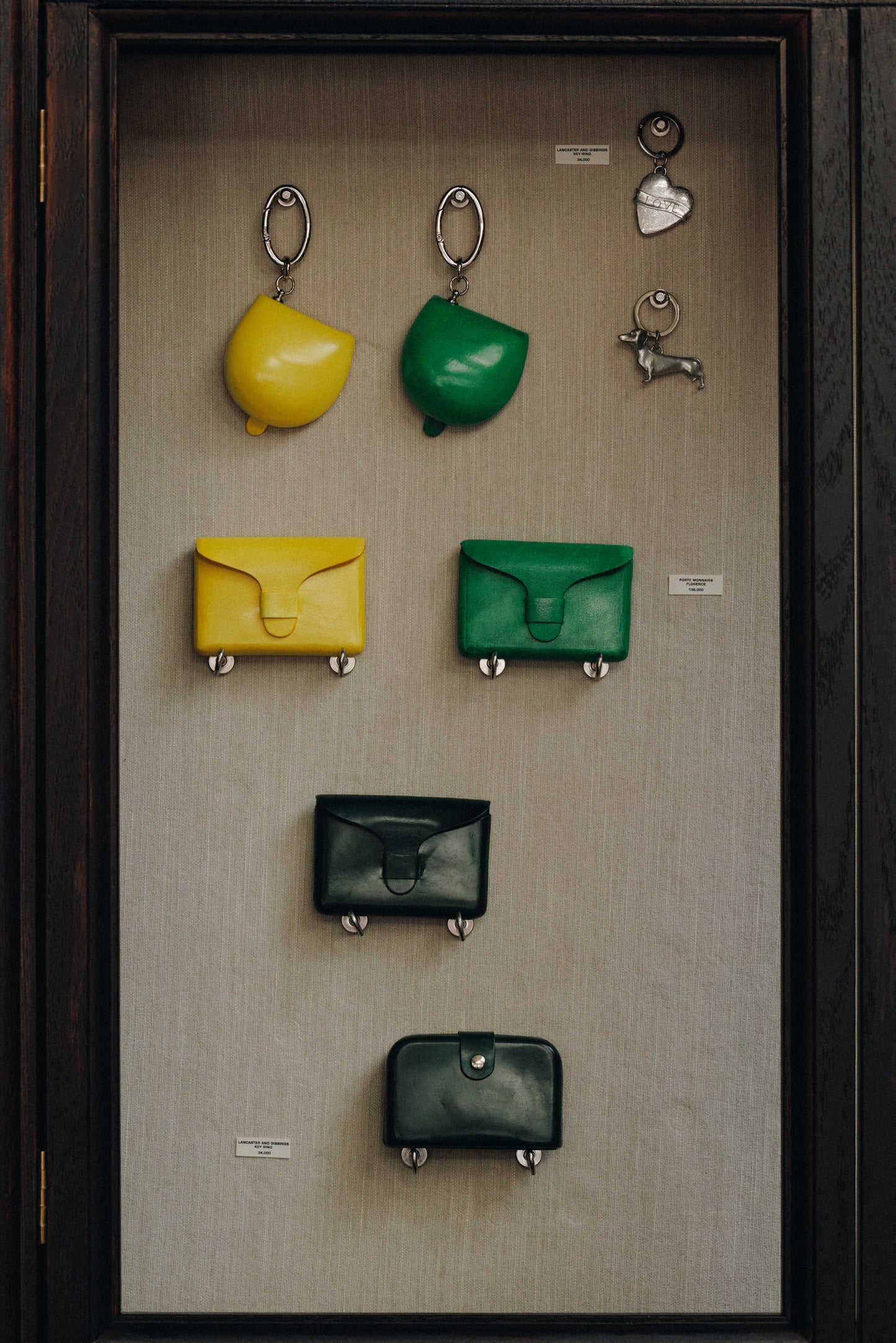 PORTE MONNAIES FLORENCE YELLOW