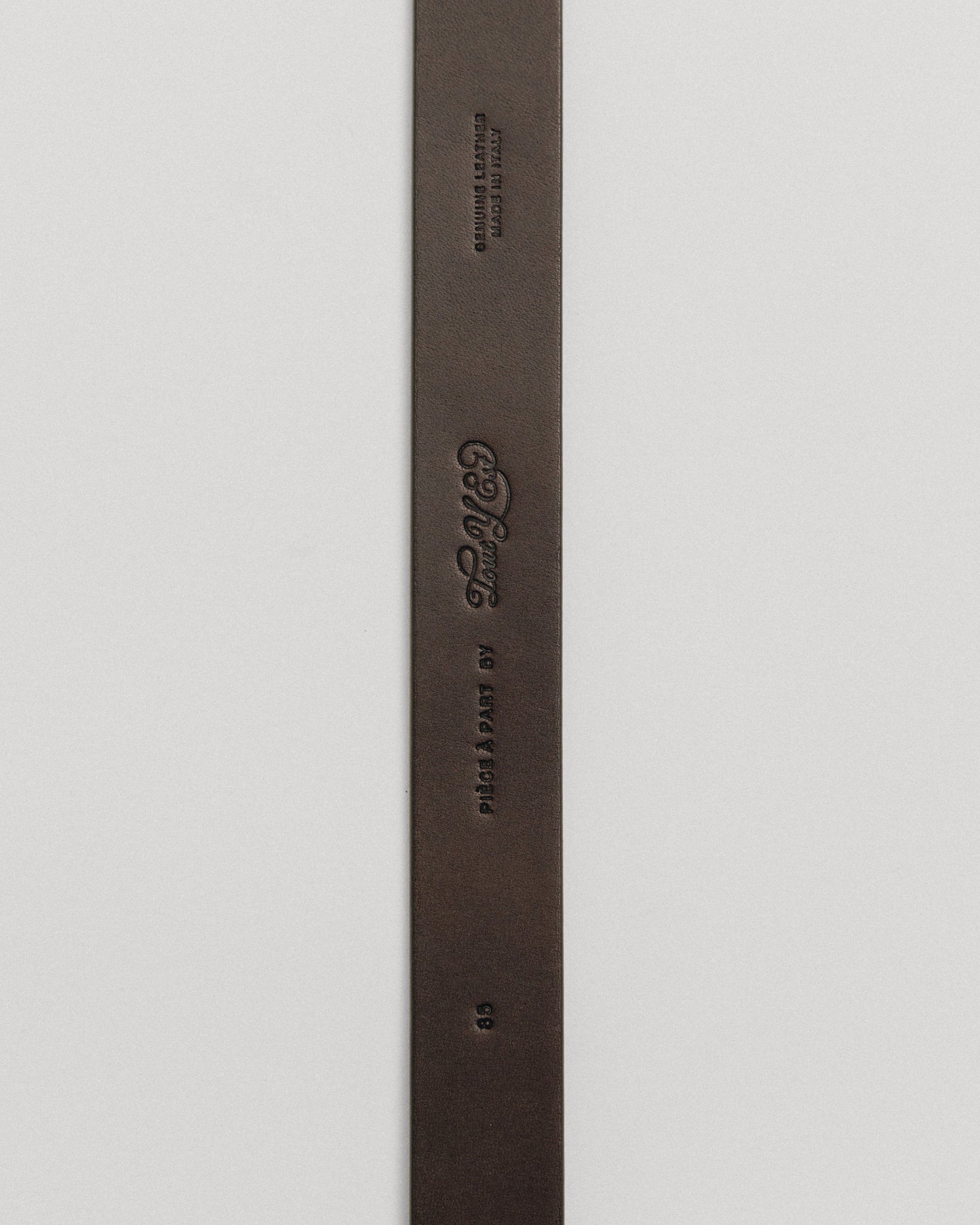 CEINTURE PLAQUE BROWN