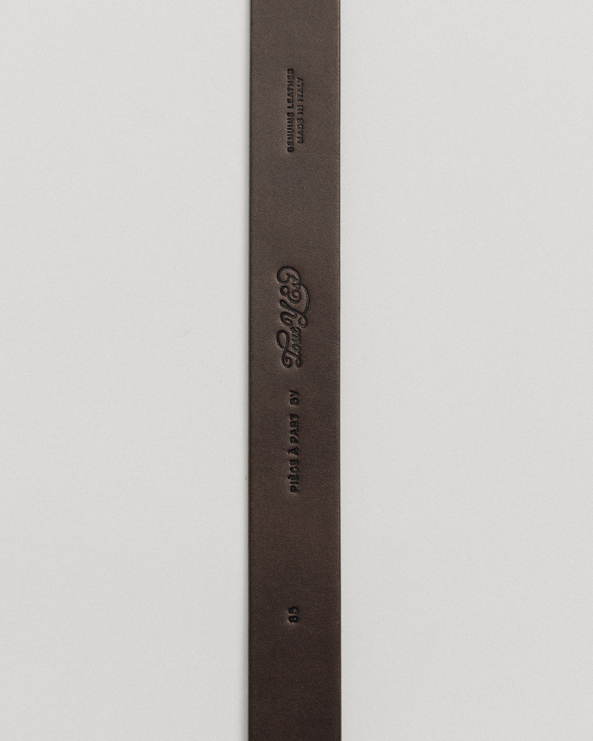 CEINTURE PLAQUE BROWN