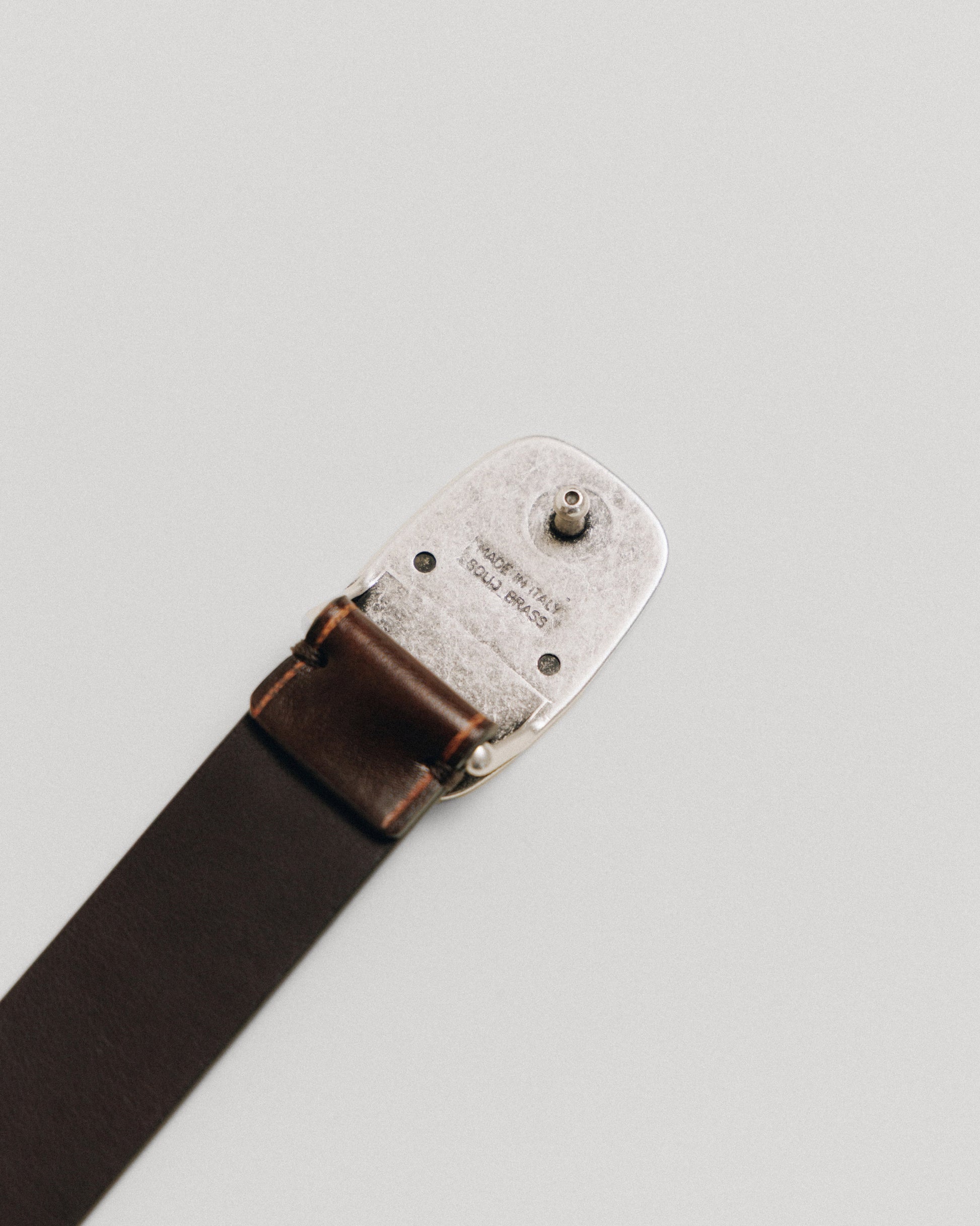 CEINTURE PLAQUE BROWN