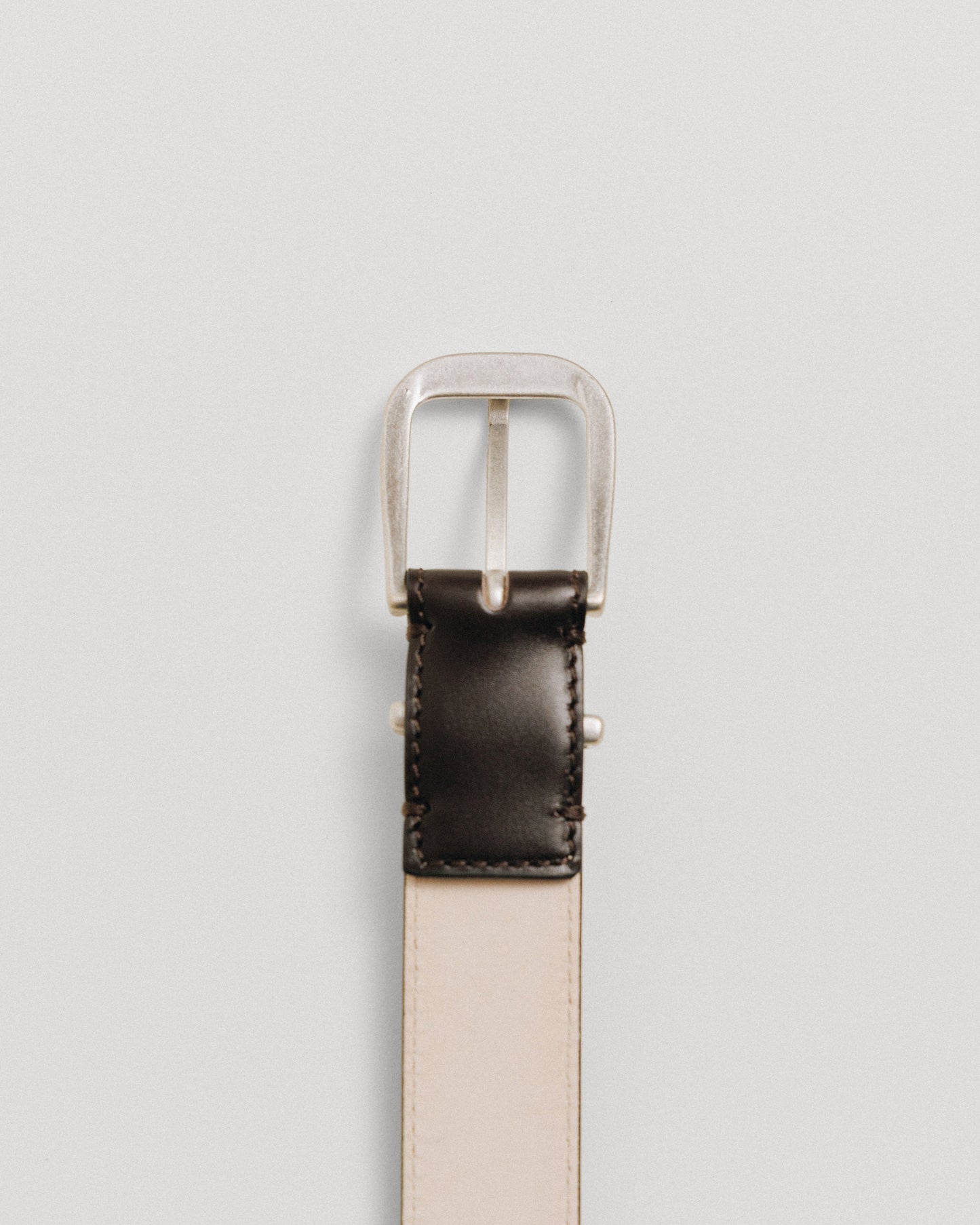 CEINTURE LISSE BROWN