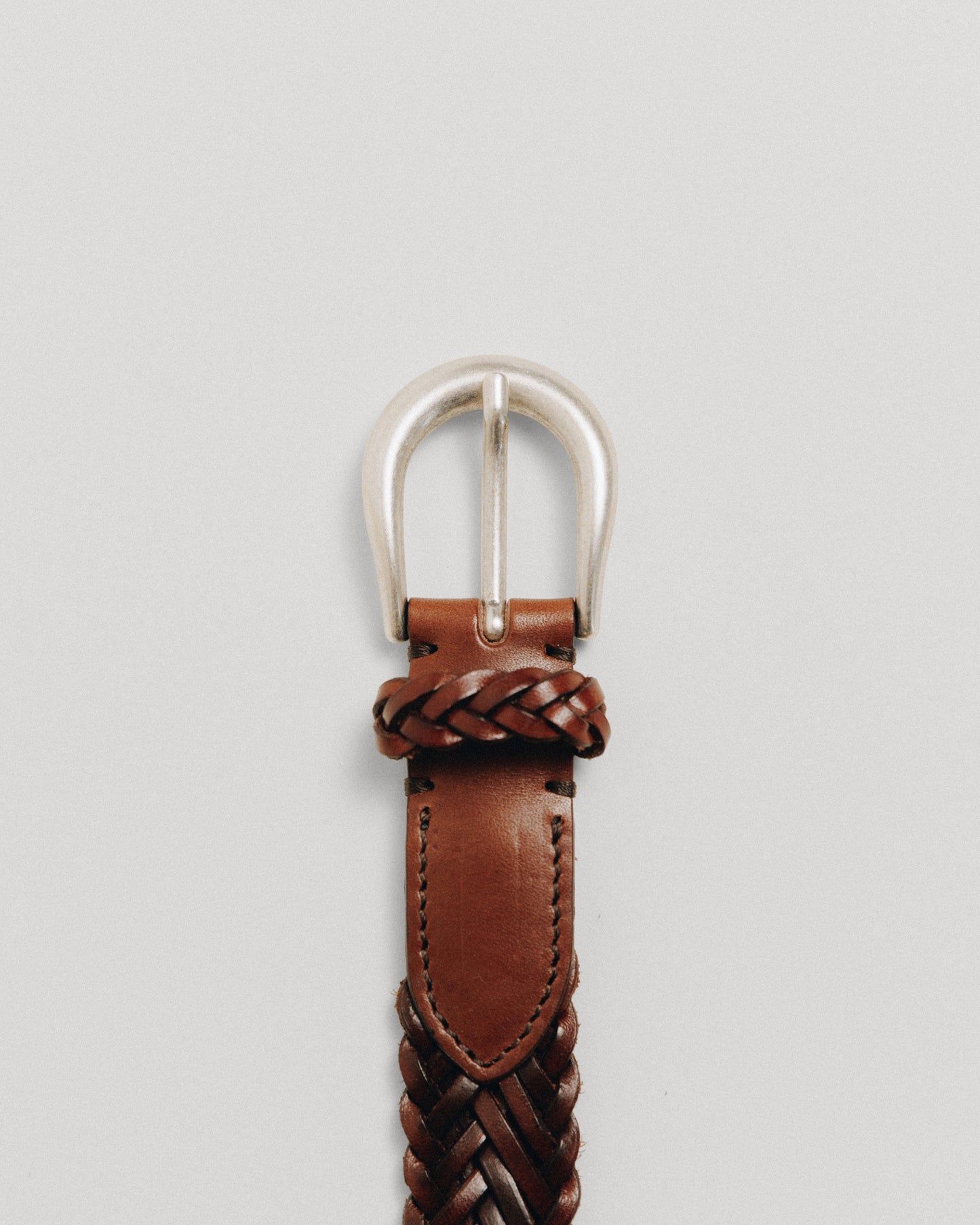 CEINTURE TRESSÉE BROWN