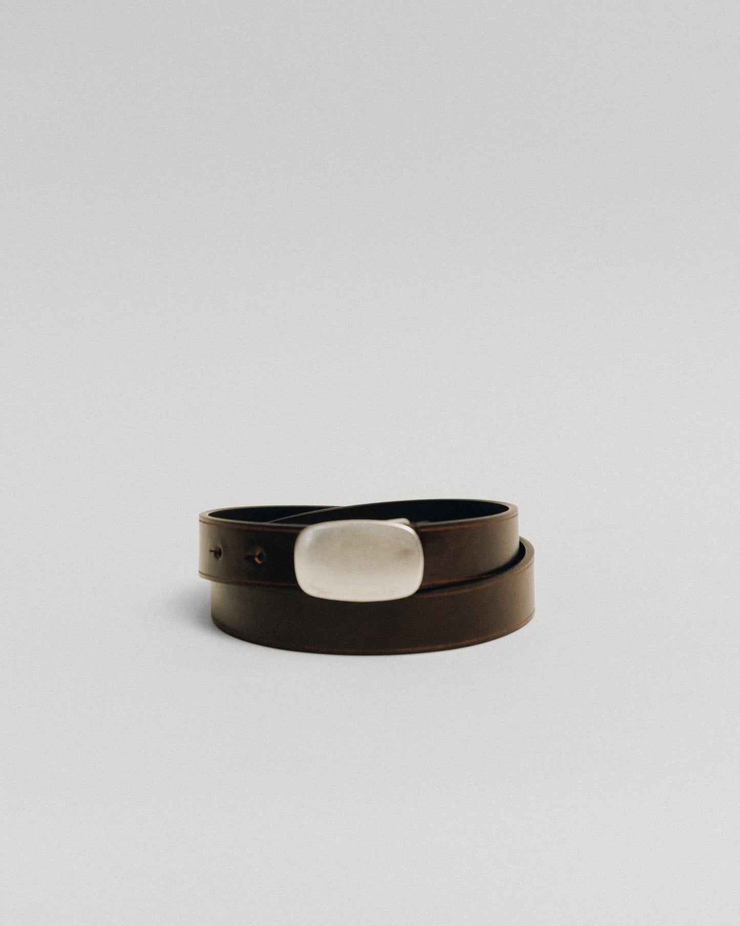 CEINTURE PLAQUE BROWN