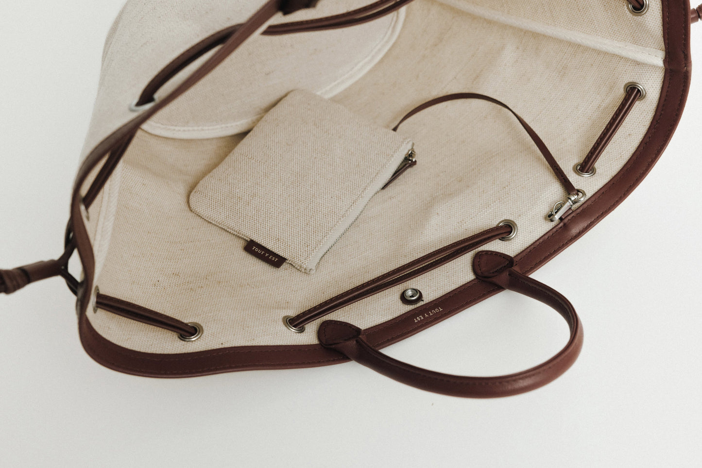 SAC COQUILLE SMALL IVORY
