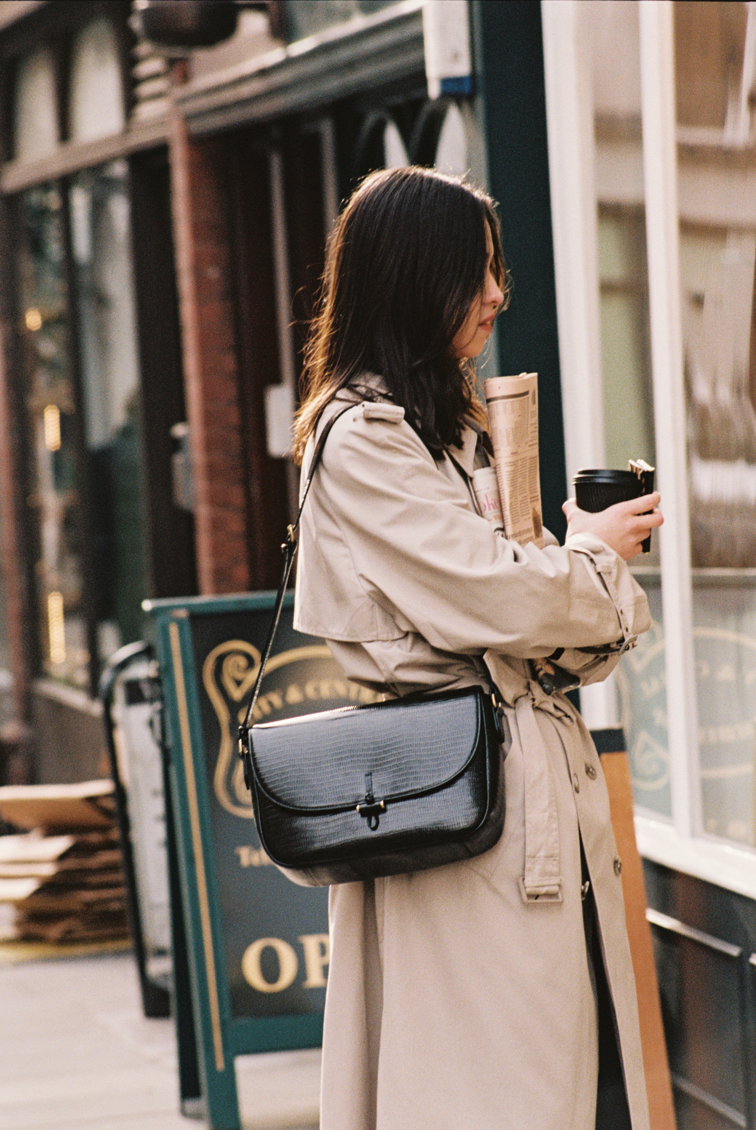 SAC CABILLOT SMALL LIZARD BLACK – TOUT Y EST JP