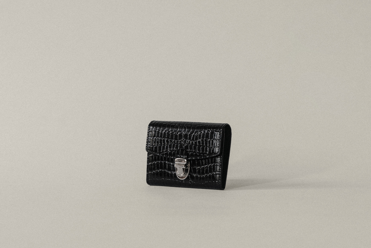 PORTE CARTES LOQUET CROCO BLACK – TOUT Y EST JP