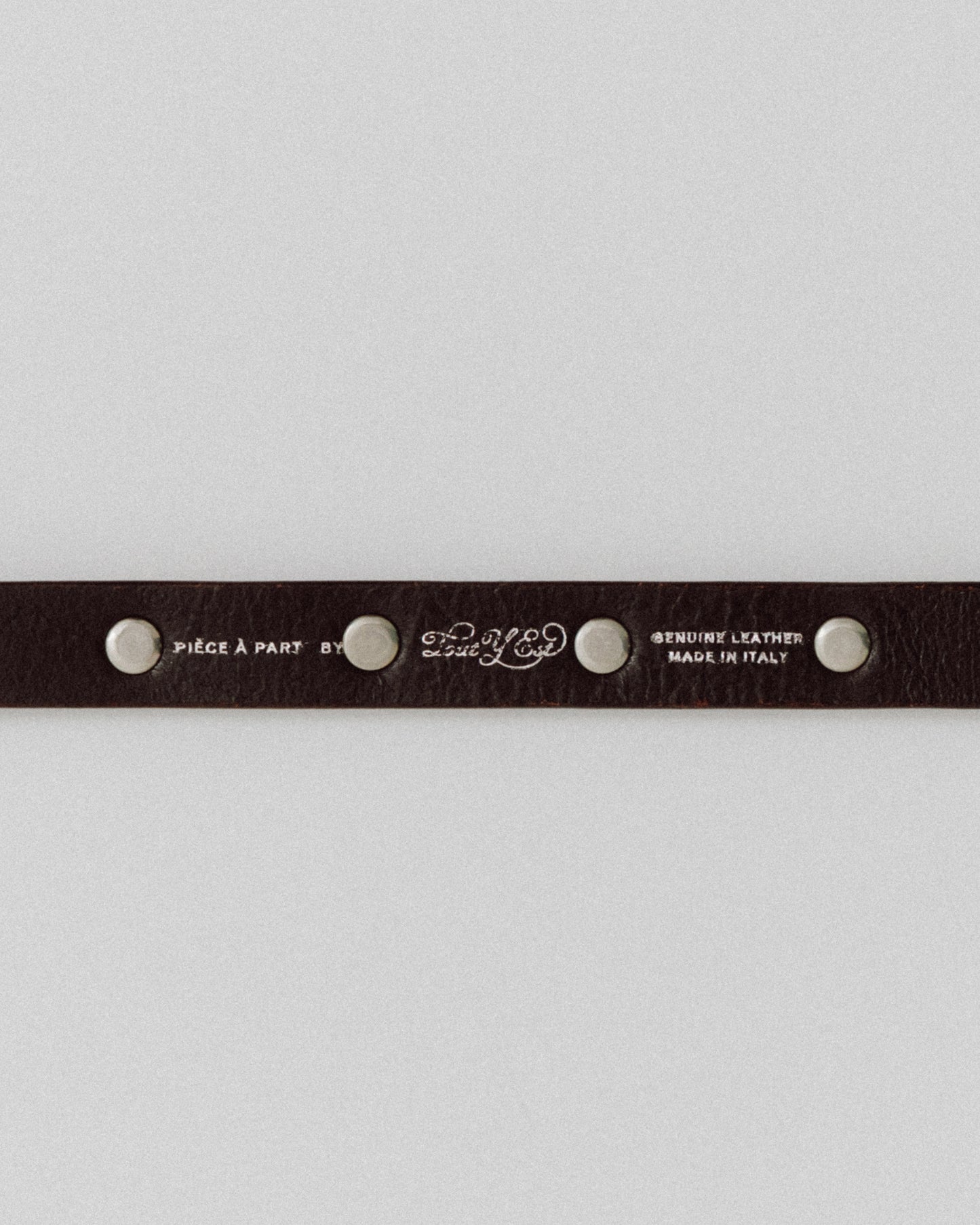 BRACELET CLOUTÉE BROWN