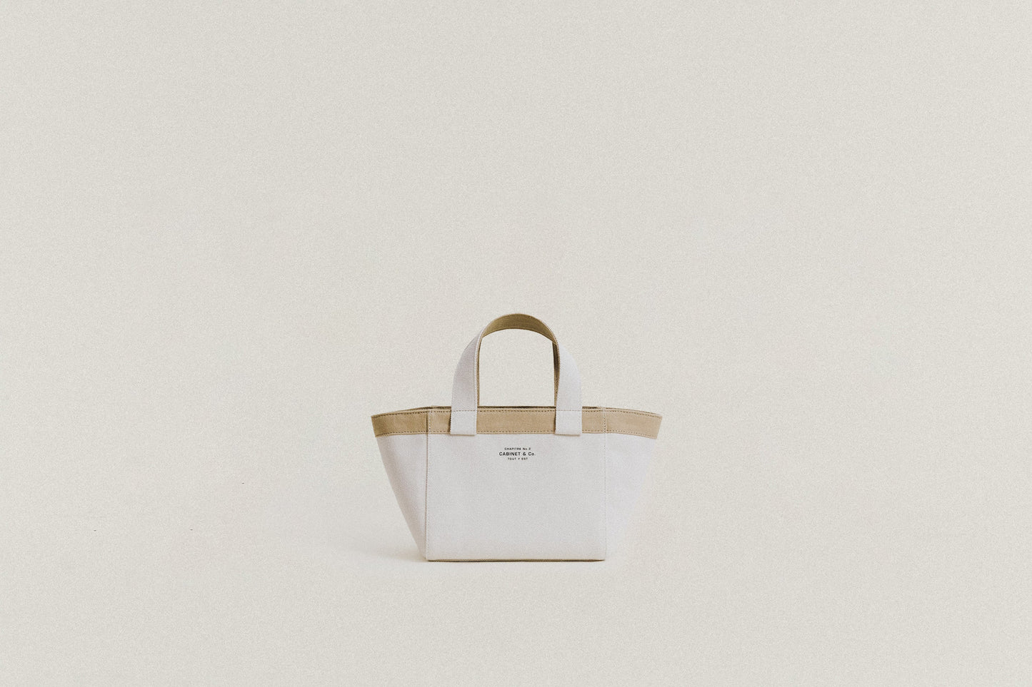 CABINET&CO. TOTE SMALL BEIGE