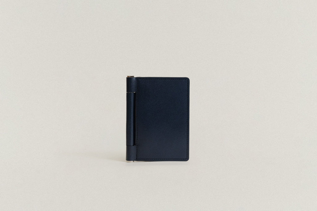 PORTE CARTES PAUMELLE NAVY / NATURAL