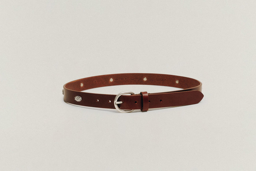 CEINTURE CLOUTÉE TAN