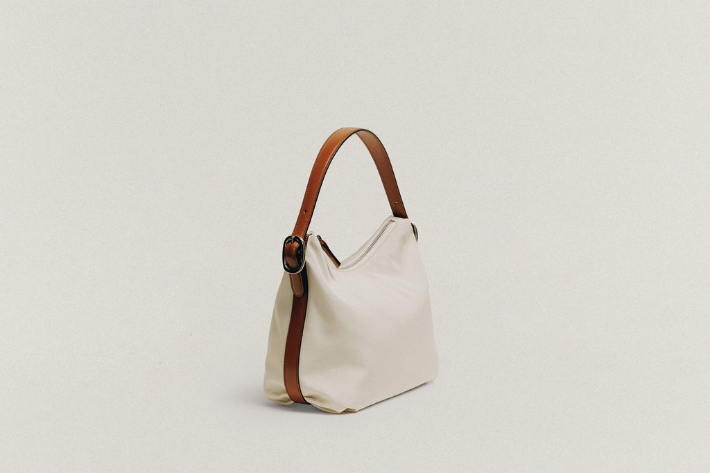 SAC CANOT TOILE SMALL IVORY