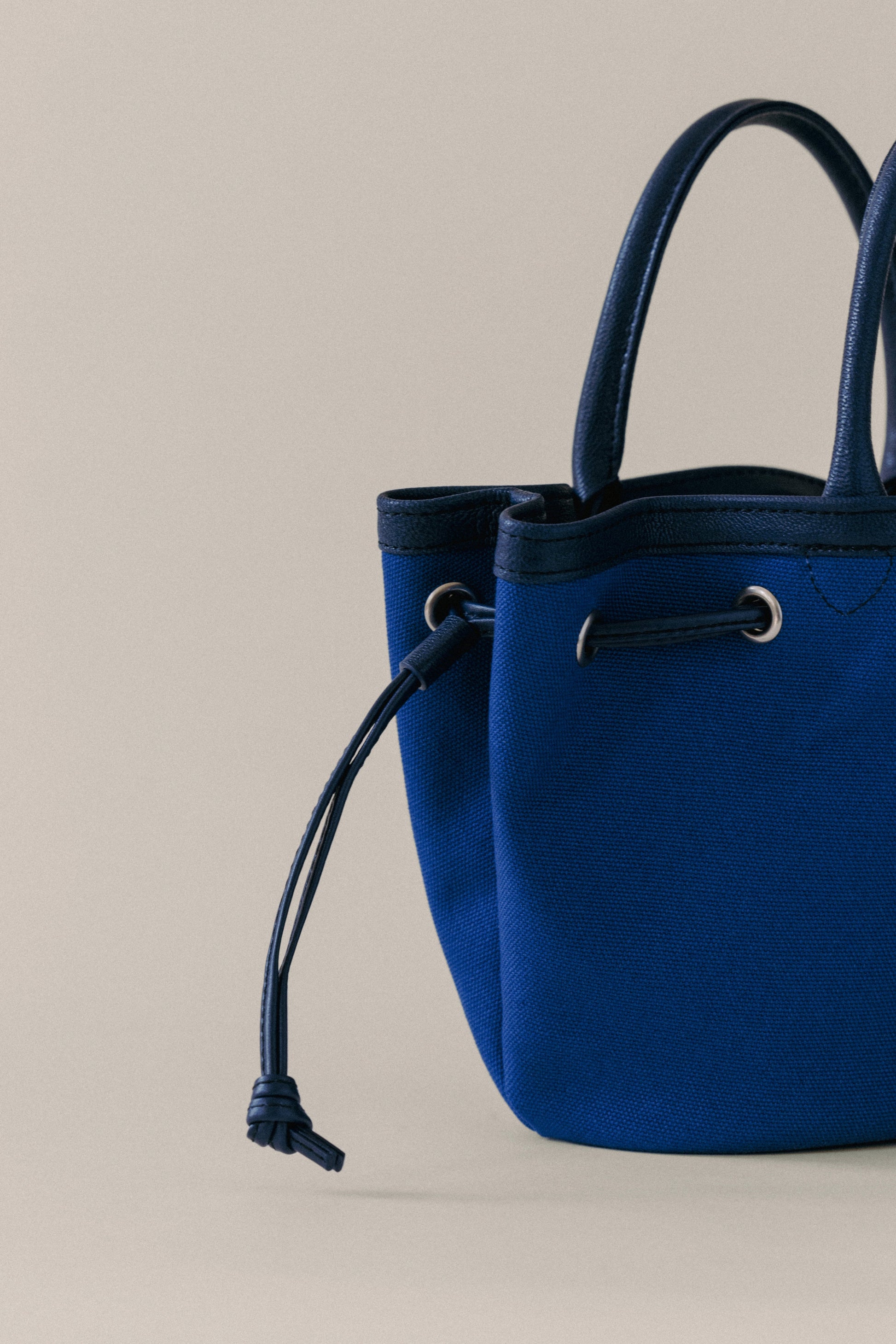 SAC COQUILLE MINI BLUE