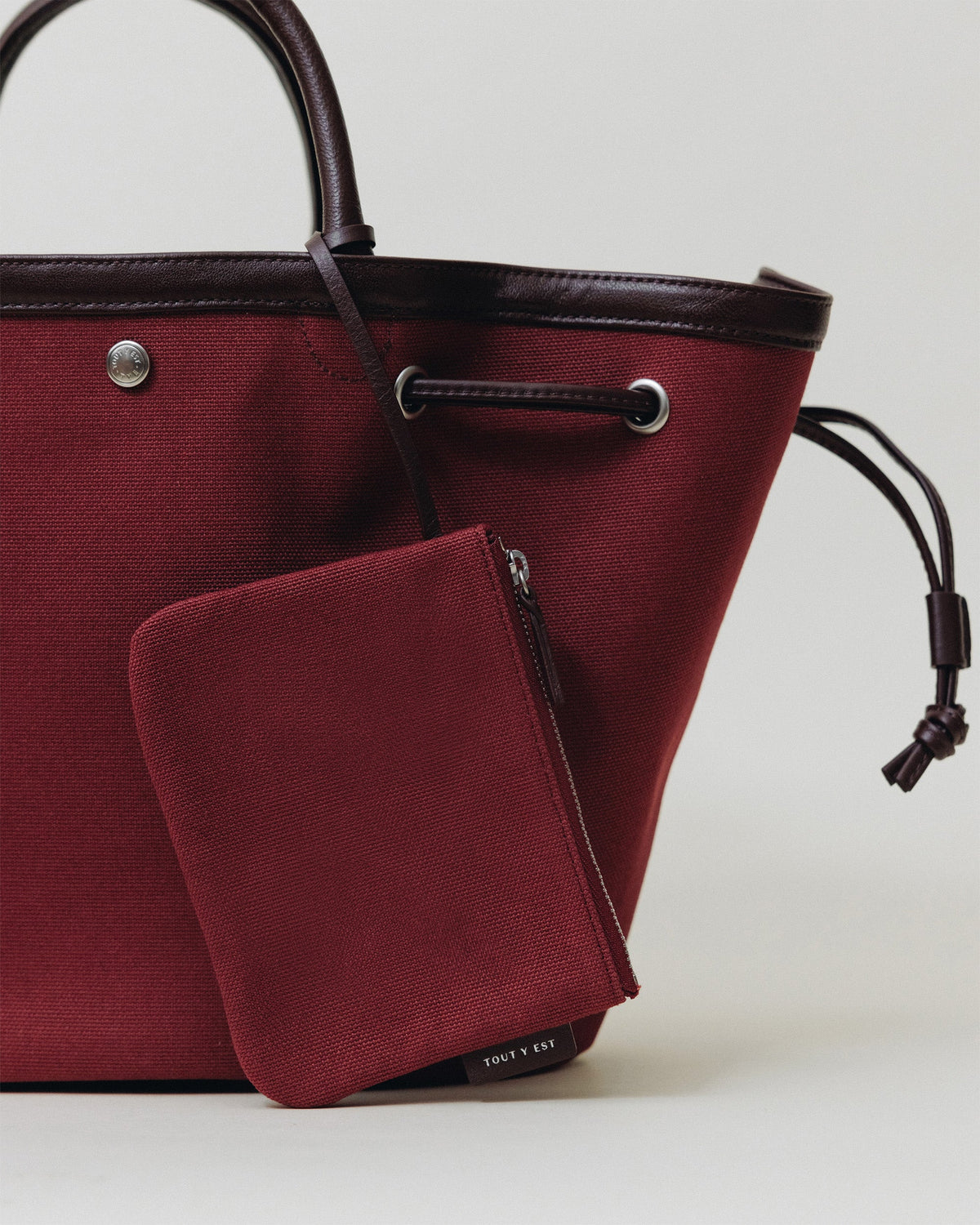 SAC COQUILLE SMALL BURGUNDY