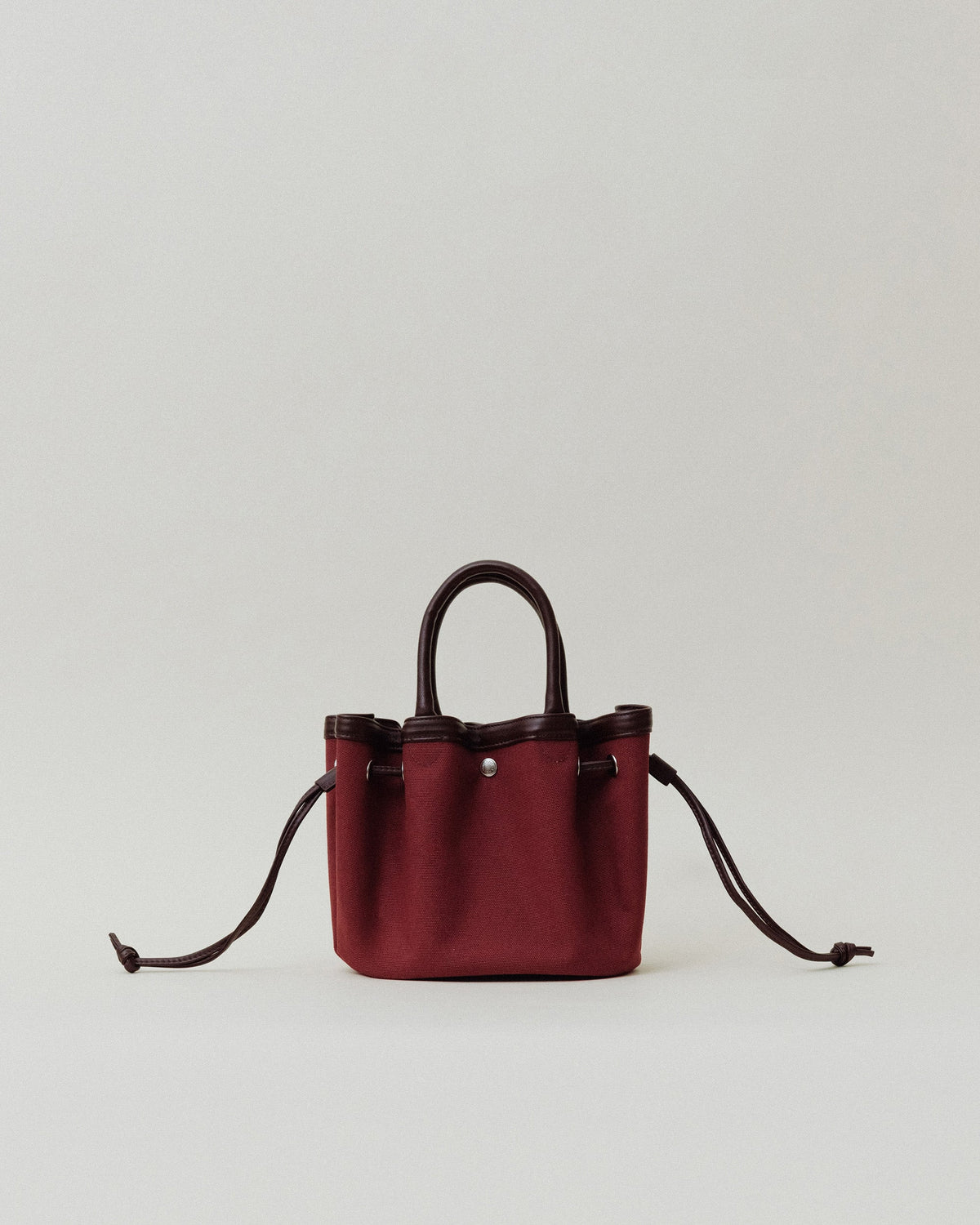 SAC COQUILLE MINI BURGUNDY