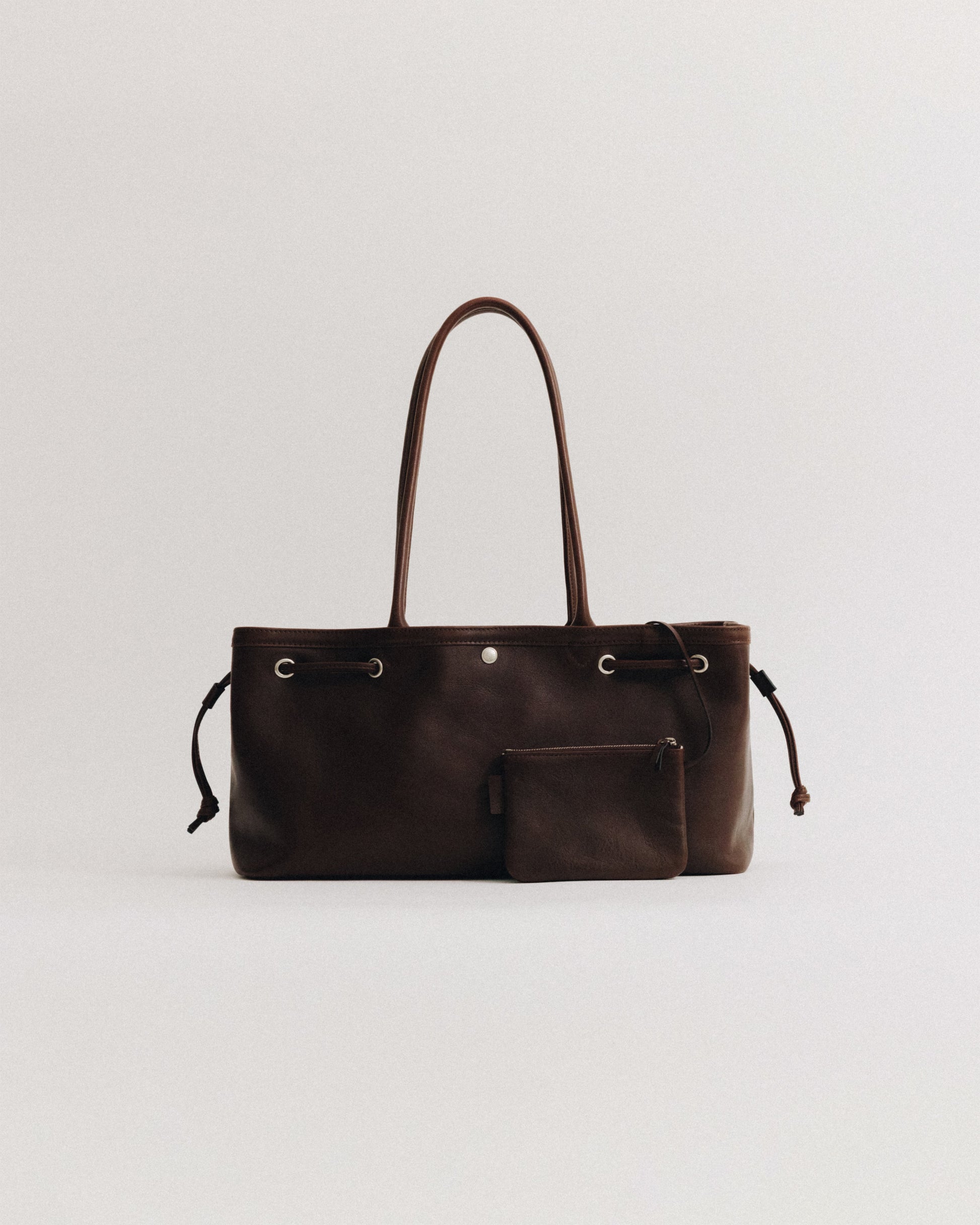 SAC COQUILLE BASSE SOFT BROWN